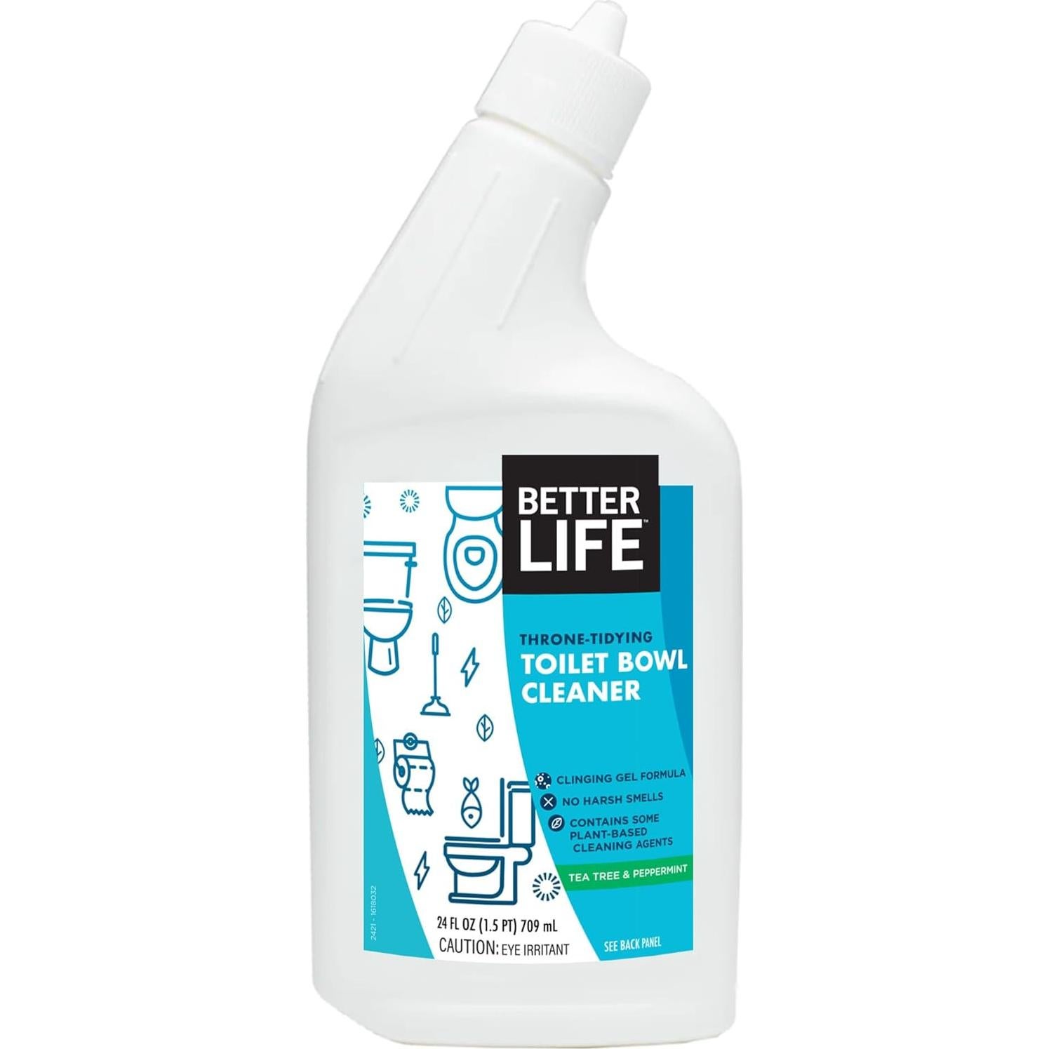 Limpiador de Inodoro Better Life - Gel 24oz Aroma Árbol de Té y Menta