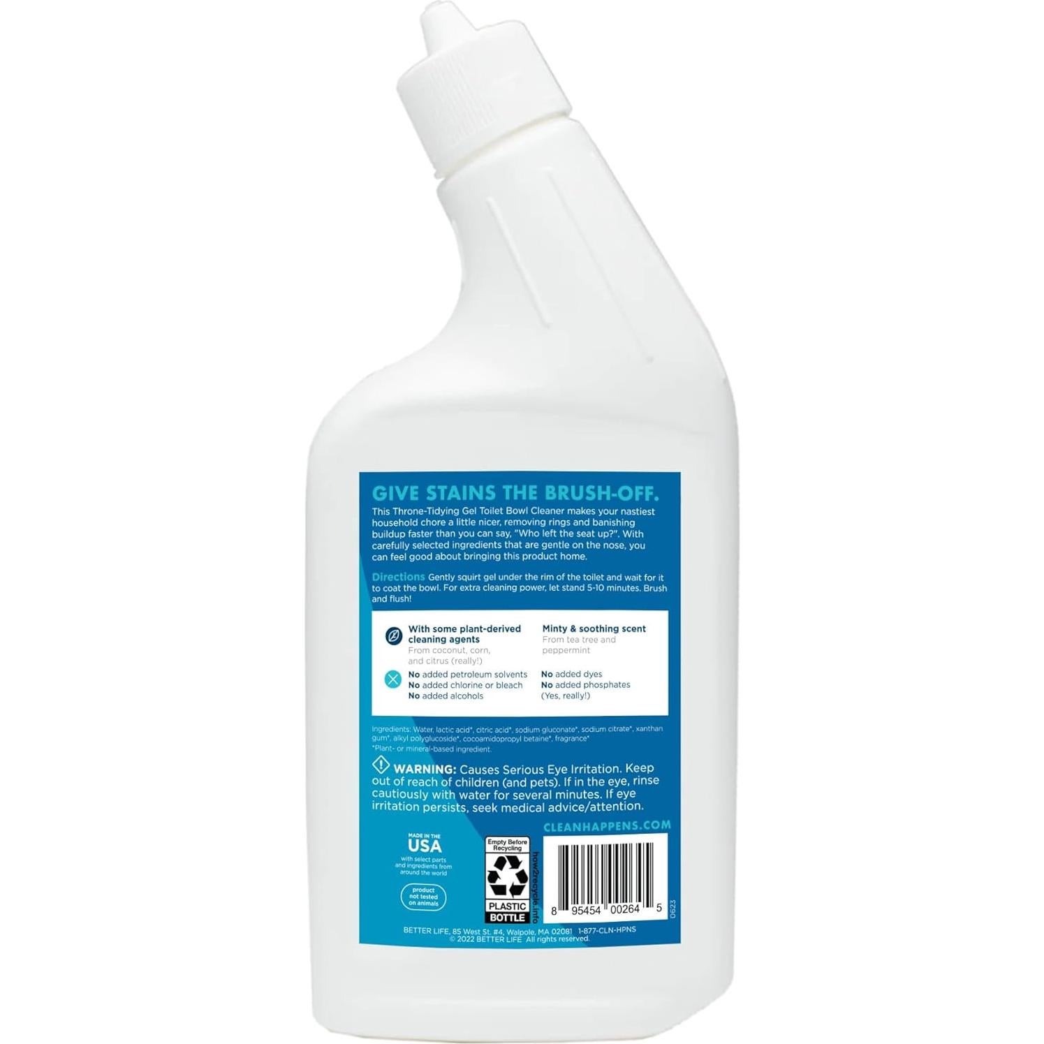 Limpiador de Inodoro Better Life - Gel 24oz Aroma Árbol de Té y Menta