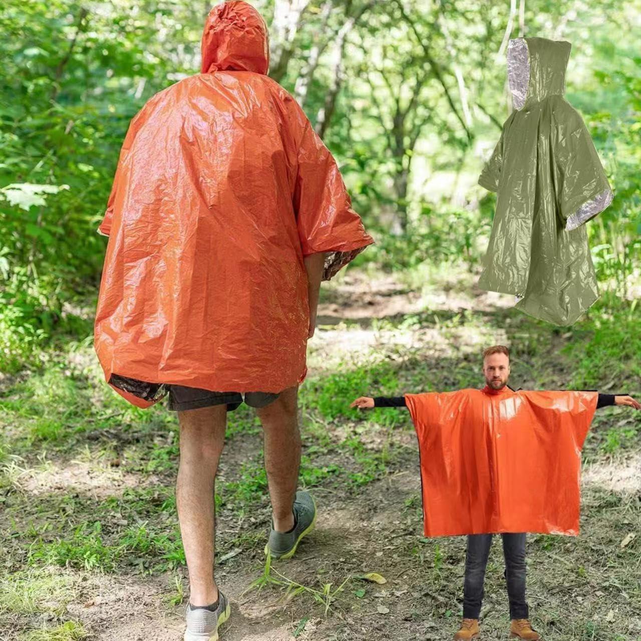 Poncho de Emergencia JUBSOSCAMP 124x99 cm con Silbato