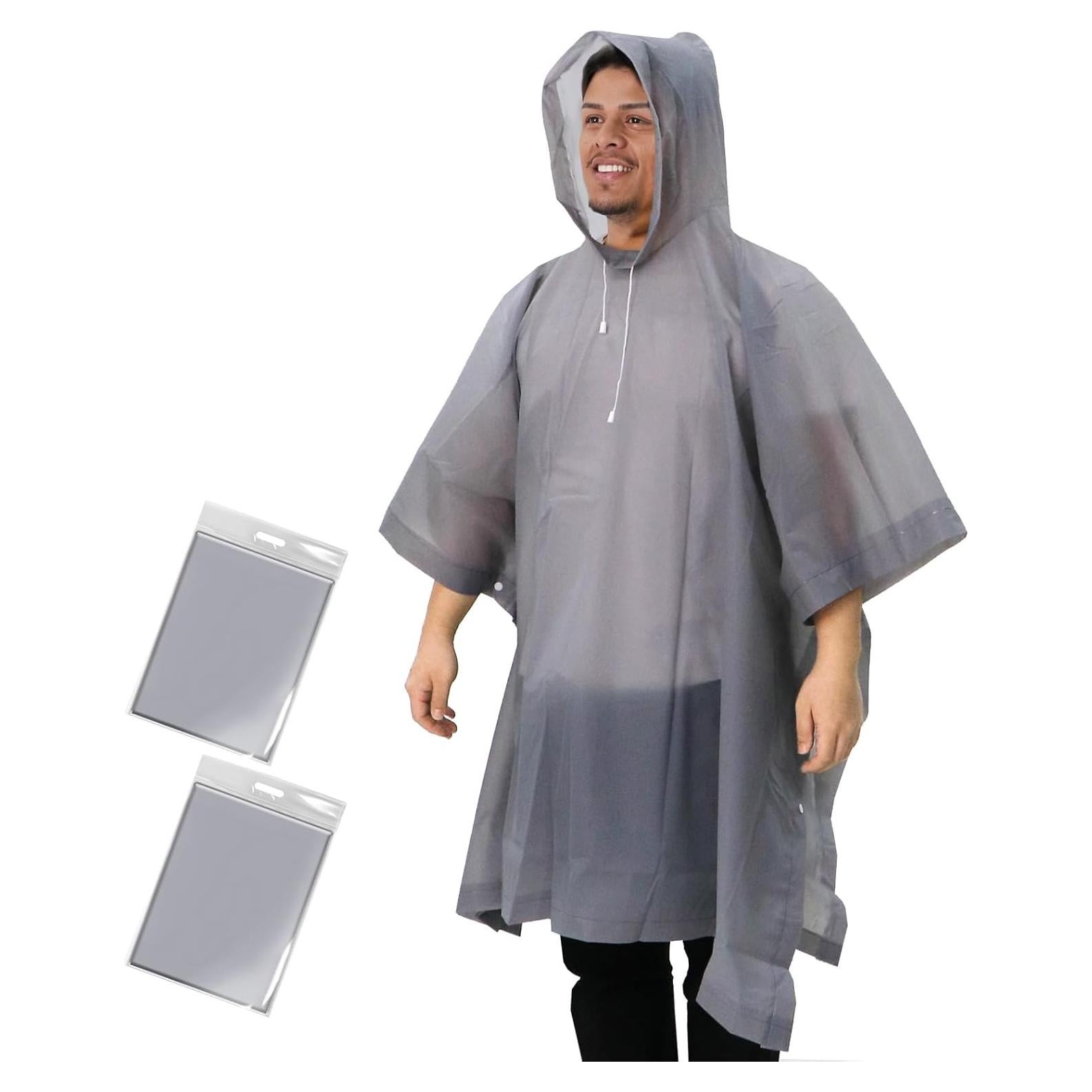 Ponchos de Lluvia Anyoo para Adultos Reutilizables 2 Piezas