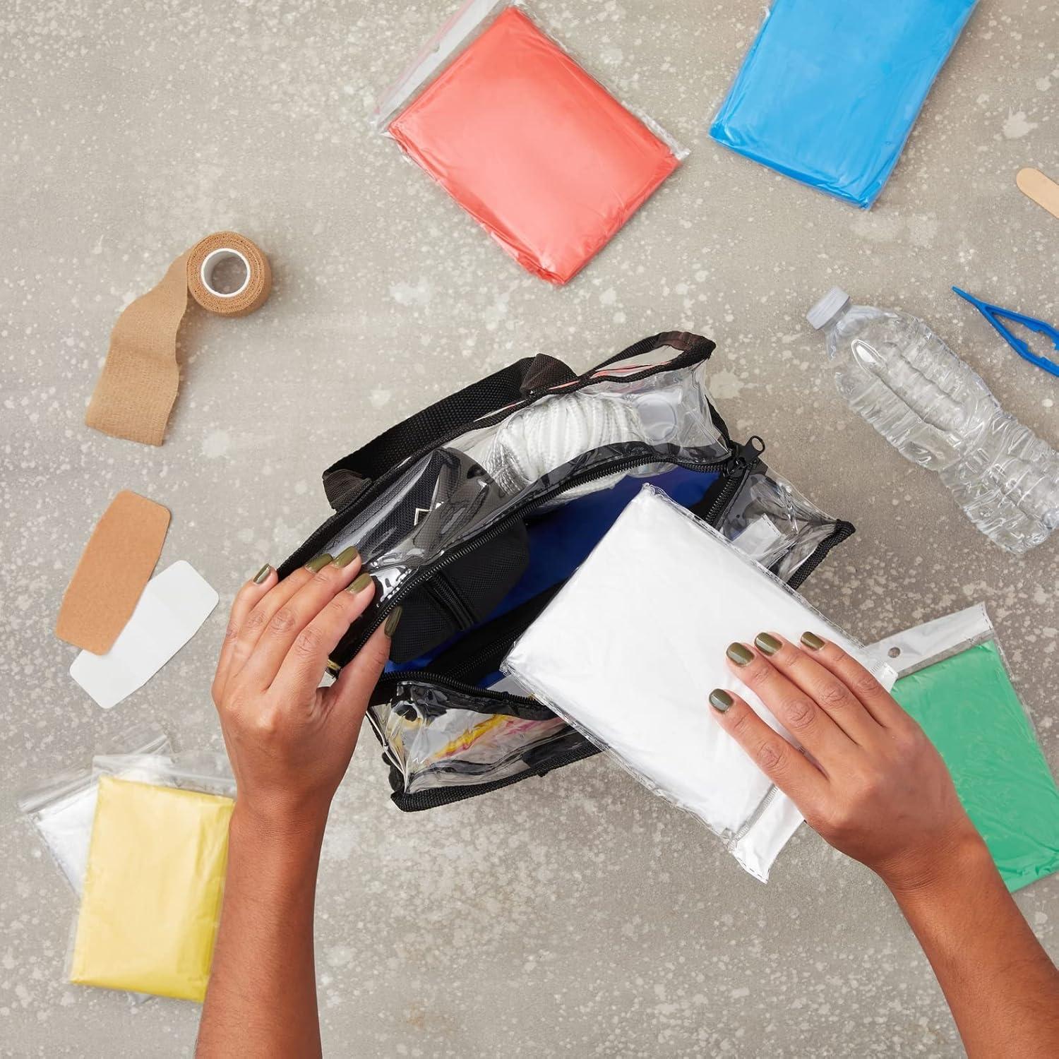 Paquete de 50 Ponchos de Lluvia Desechables Juvale 127x102cm