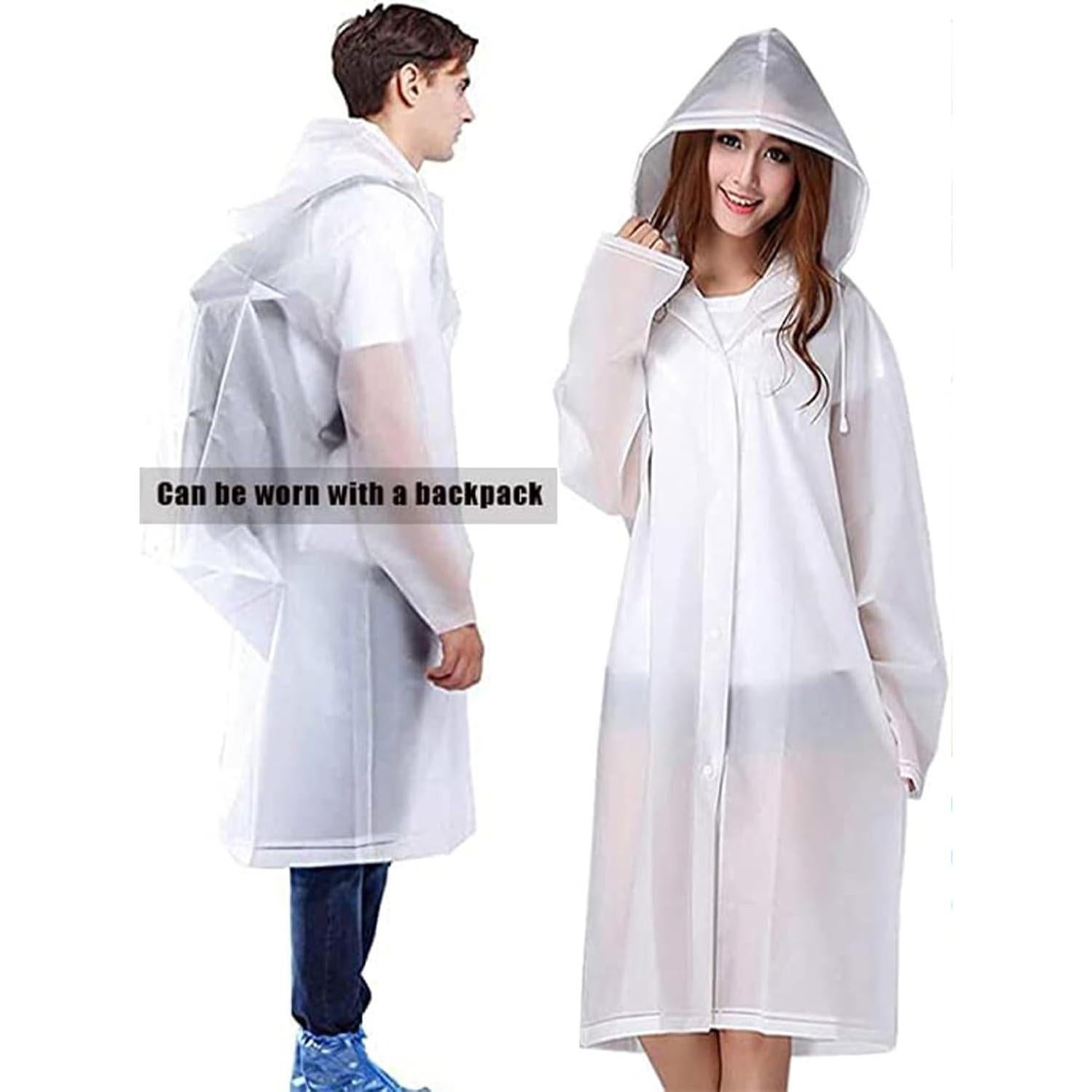 Poncho Impermeable Reutilizable GUKOY Unisex con Capucha