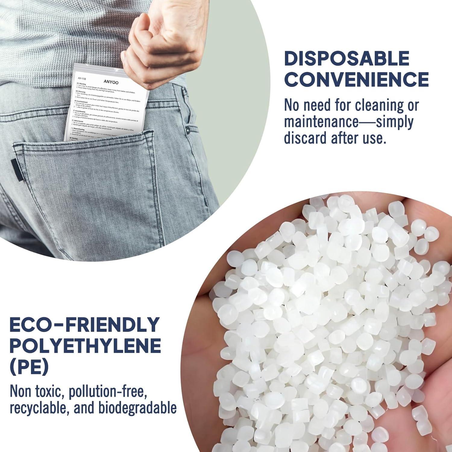 Poncho desechable ANYOO impermeable para adultos - 5 paquetes