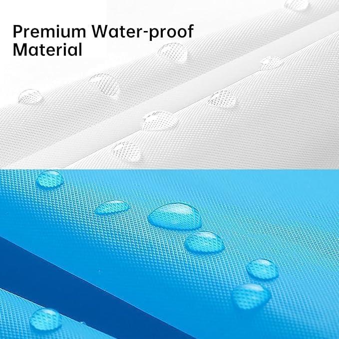 Ponchos de Lluvia Reutilizables EVA 2-Pack Adultos Grande Rojo