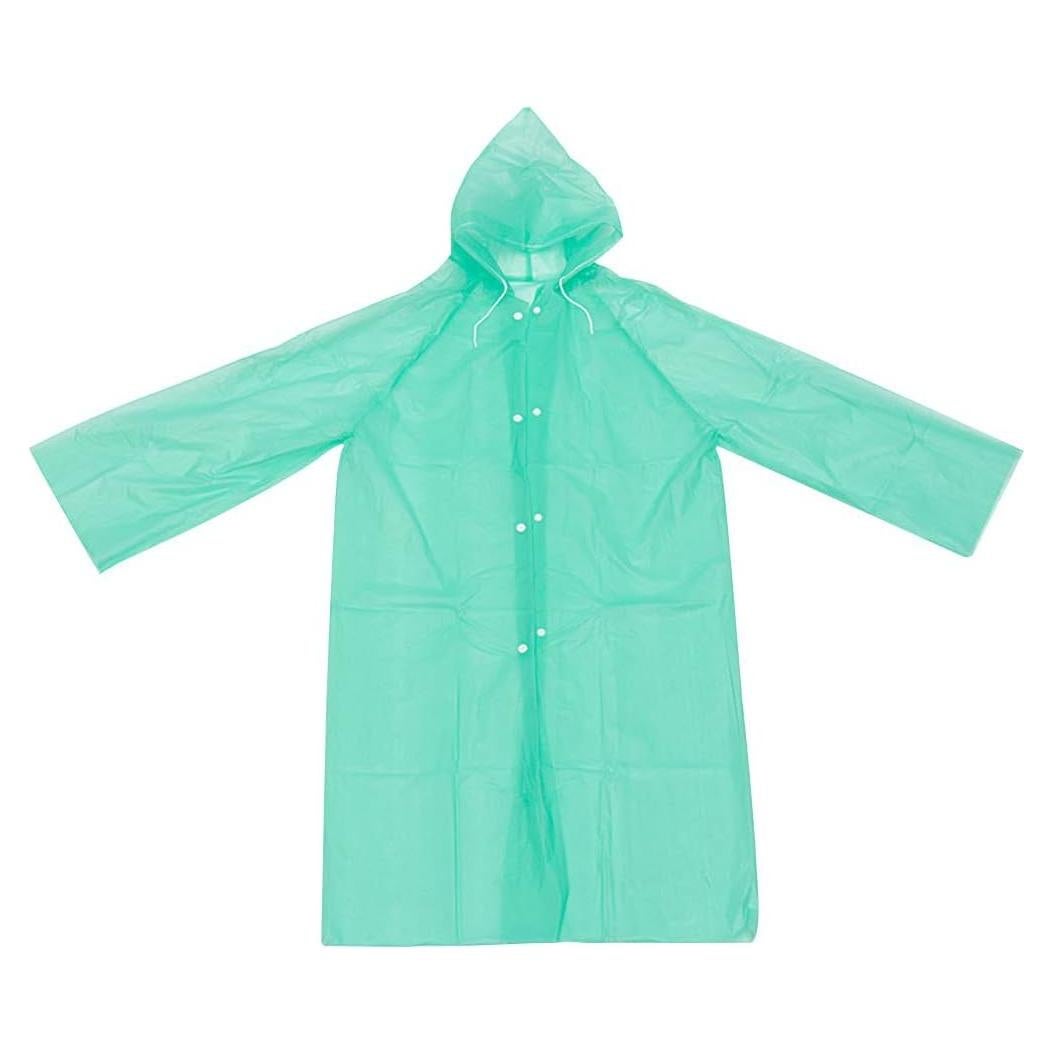 Ponchos de Lluvia Desechables PEVA 2 Piezas con Capucha