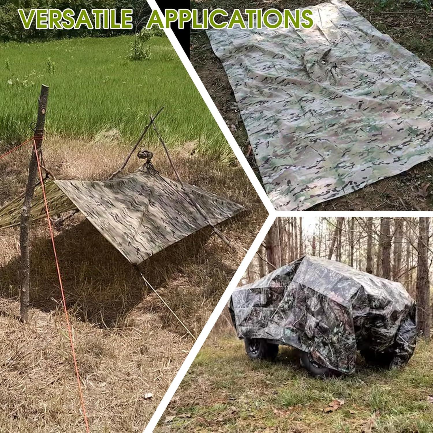 Poncho de Lluvia Camohute Multicam Impermeable Extra Grande