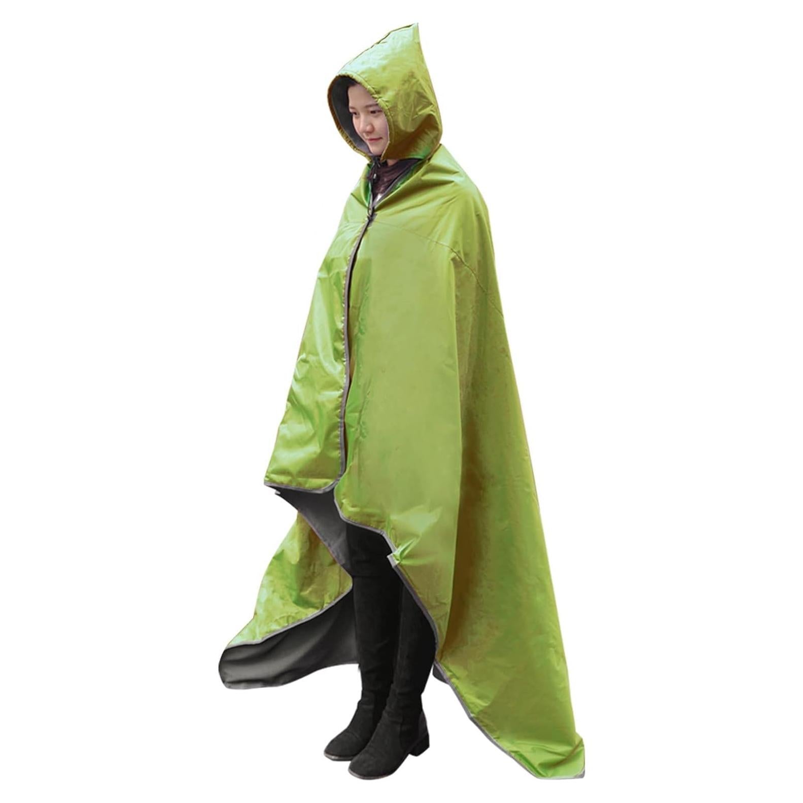 Manta Impermeable DUKUSEEK con Capucha 200x150 cm para Camping