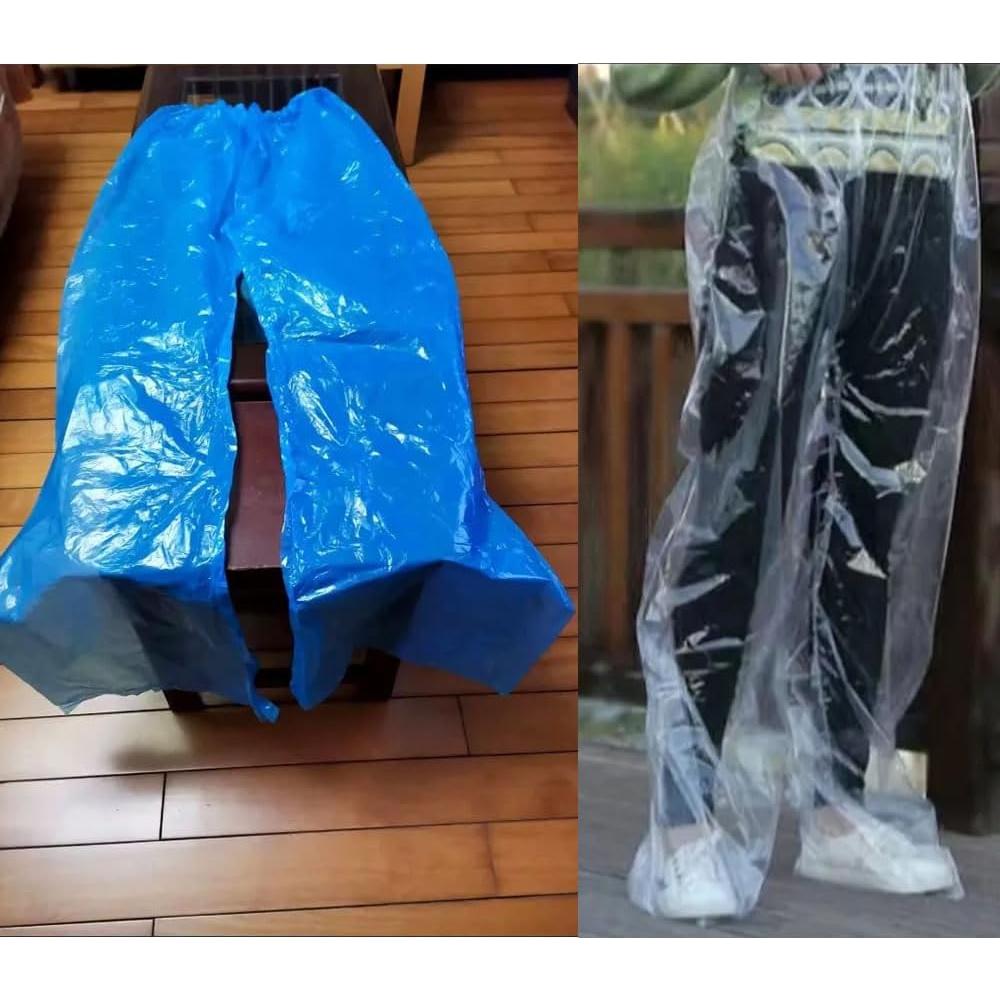 Paquete de 4 Pantalones de Lluvia Desechables DeaHea Unisex