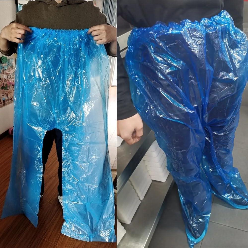 Paquete de 4 Pantalones de Lluvia Desechables DeaHea Unisex