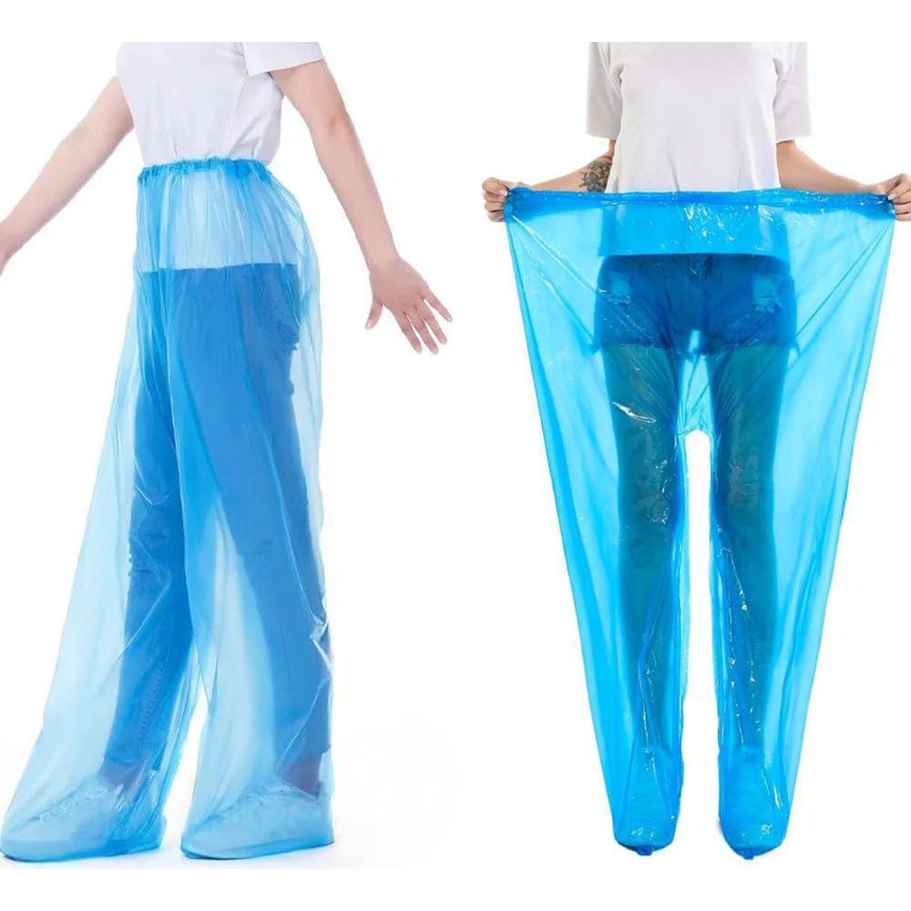 Paquete de 4 Pantalones de Lluvia Desechables DeaHea Unisex