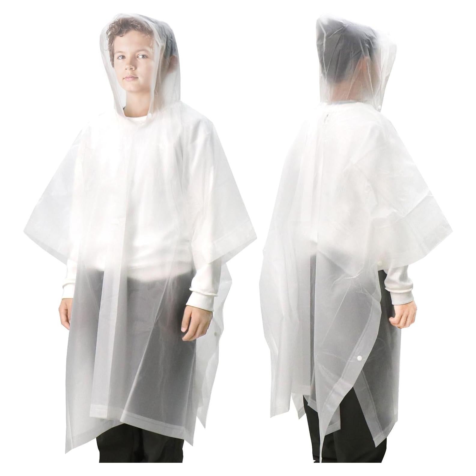 Ponchos de Lluvia Impermeables ANYOO para Niños 2 Paquete