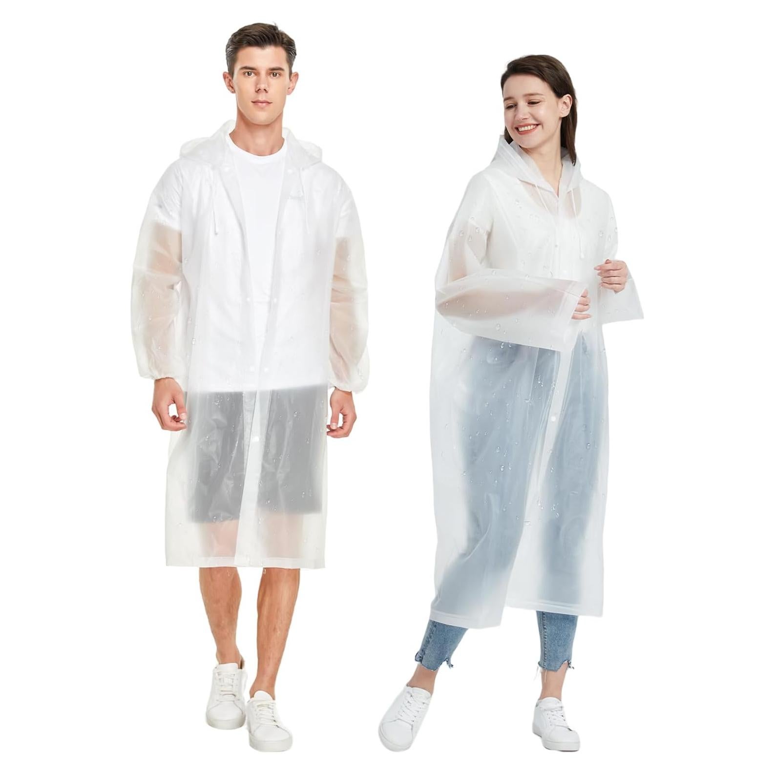 Ponchos de Lluvia Reutilizables TYLIN para Adultos 2 Pcs