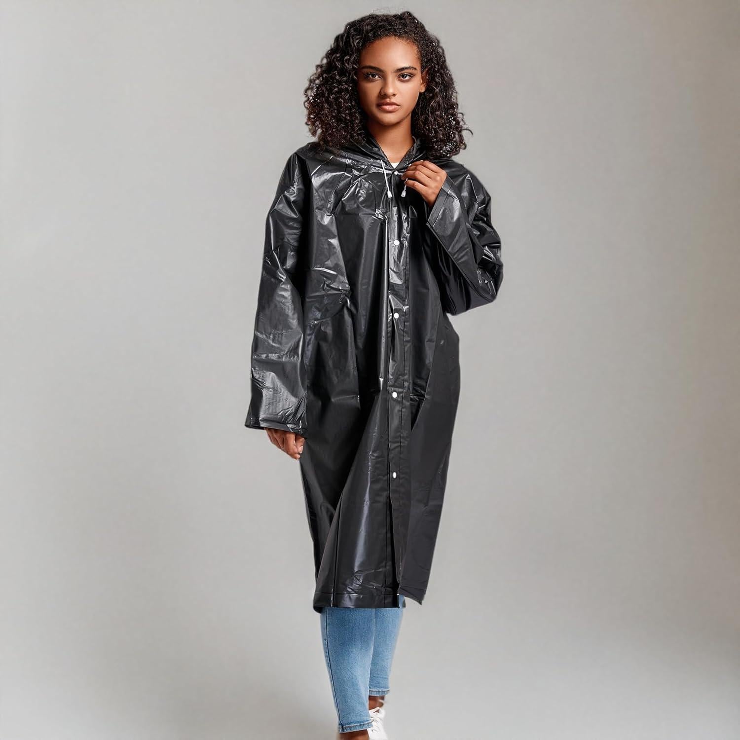 Ponchos de Lluvia ANLOKE 2 Pack Impermeables Reutilizables