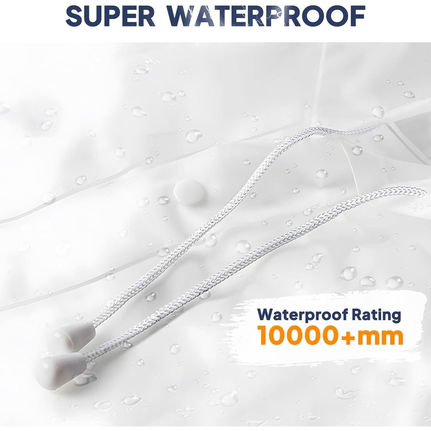 Ponchos de Lluvia Reutilizables ANYOO 2-Pack Unisex Impermeables