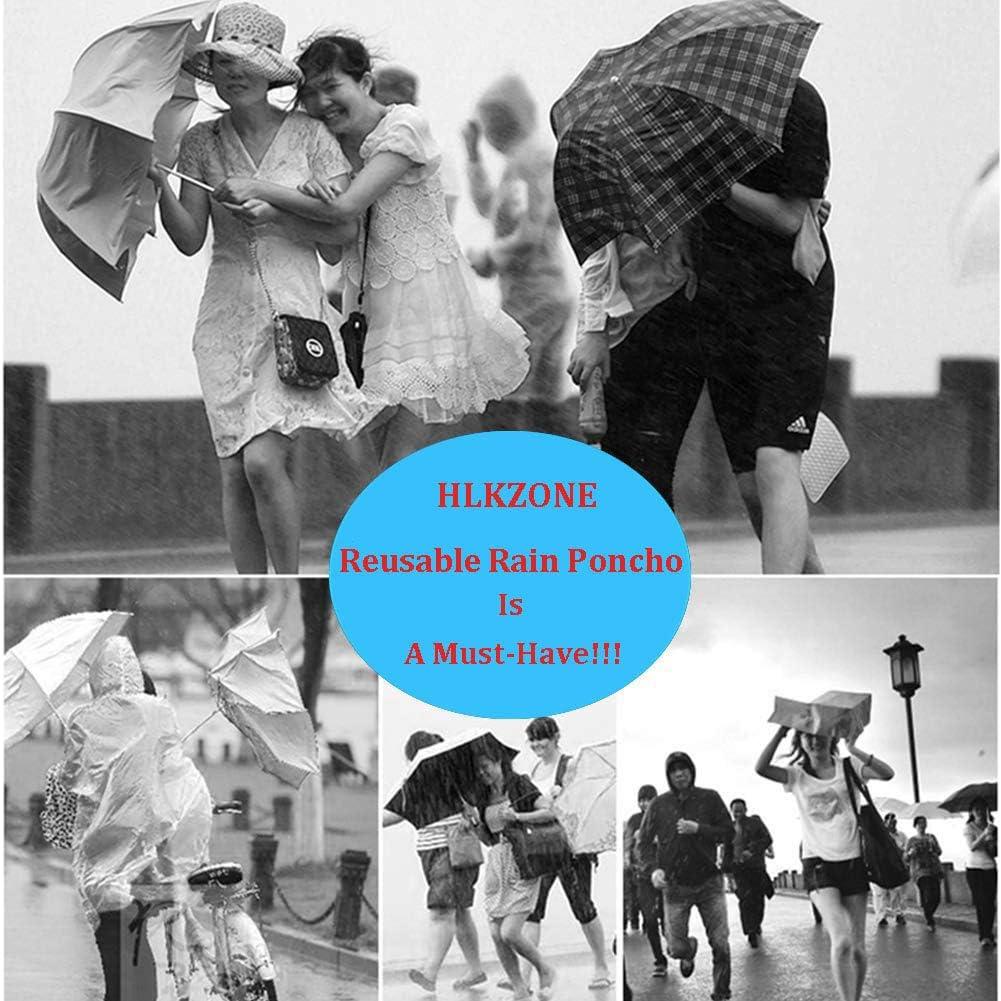 Poncho de Lluvia HLKZONE para Niños 6-13 Años - 2 Paquetes