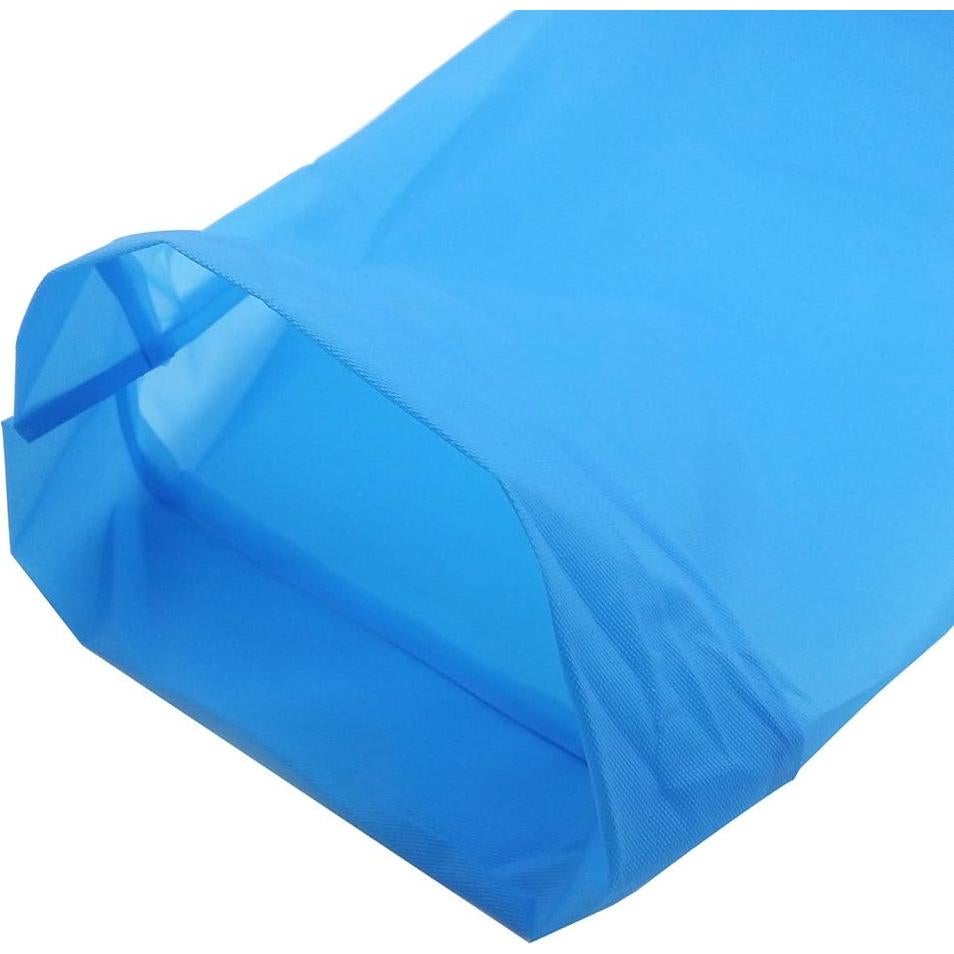 Ponchos de Lluvia Reutilizables HYSH para Niños 2 Pcs Azul Amarillo