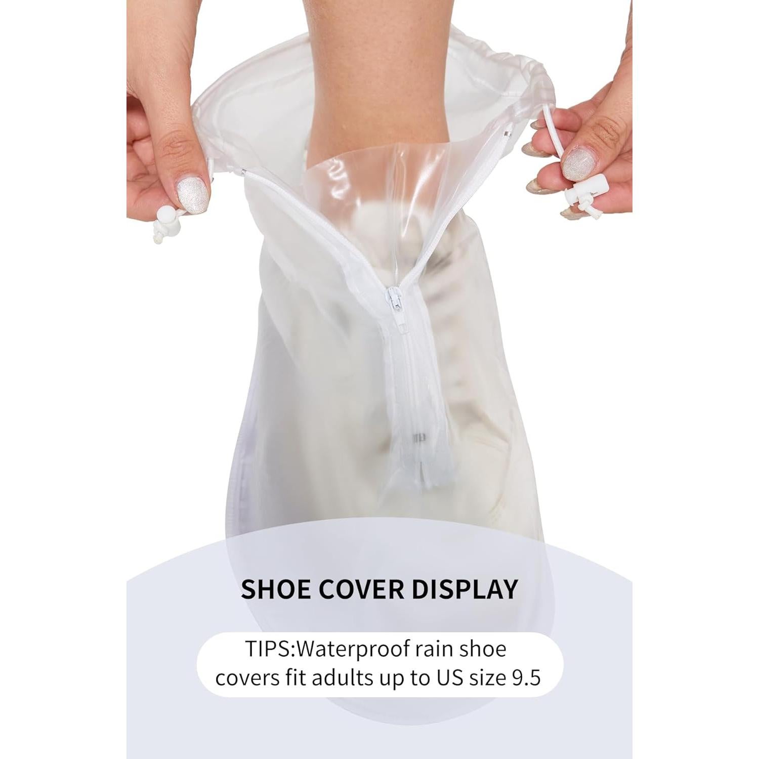 Poncho de Lluvia Reutilizable BATHRINS EVA Adultos + Cubiertas Zapatos