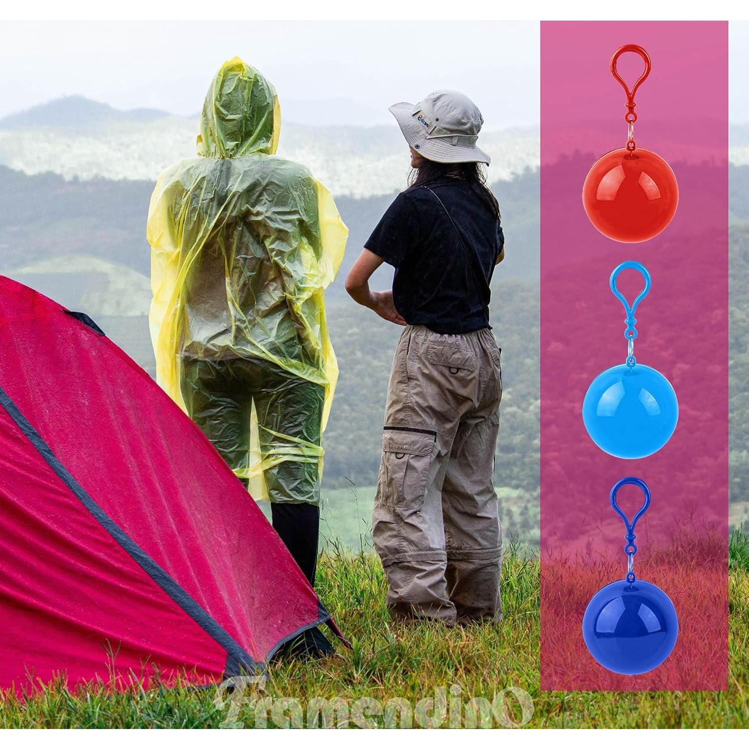 Ponchos de Lluvia Impermeables Framendino - 8 Paquete Unisex