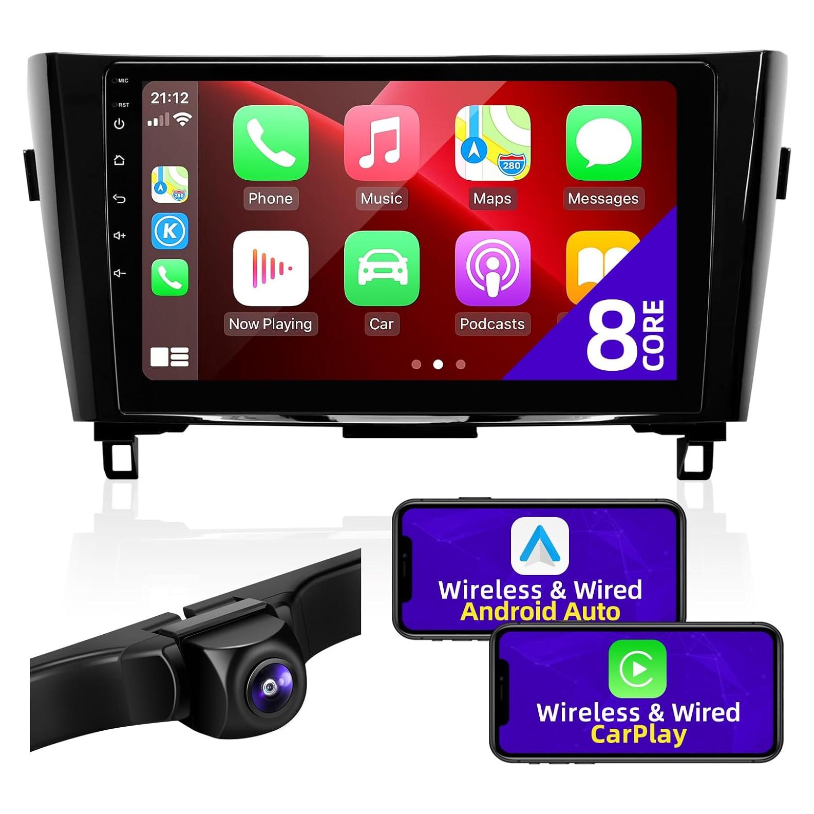 Radio de Coche Android 10" CGOGC con Carplay y GPS para Nissan