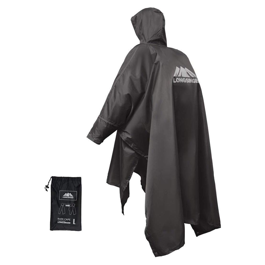 Poncho de Lluvia Impermeable Longsinger Adulto Azul Marino