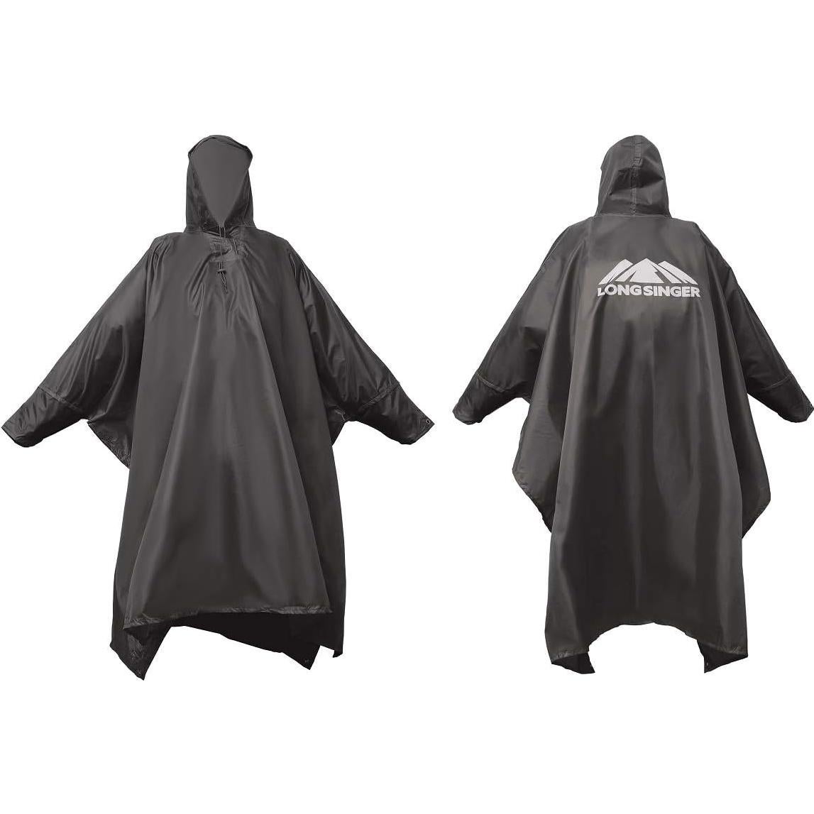 Poncho de Lluvia Impermeable Longsinger Adulto Azul Marino