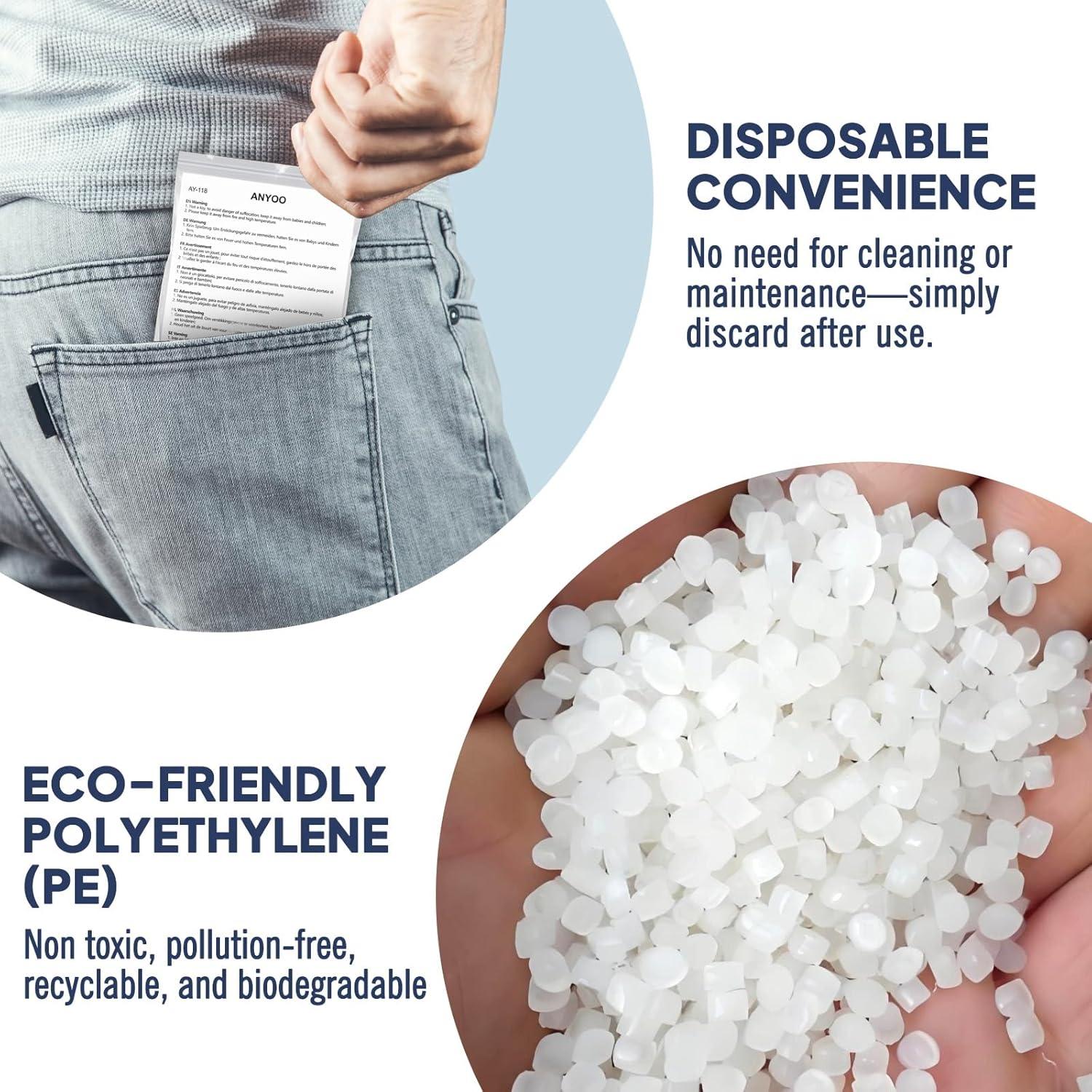 Poncho desechable ANYOO impermeable para adultos - Paquete de 10