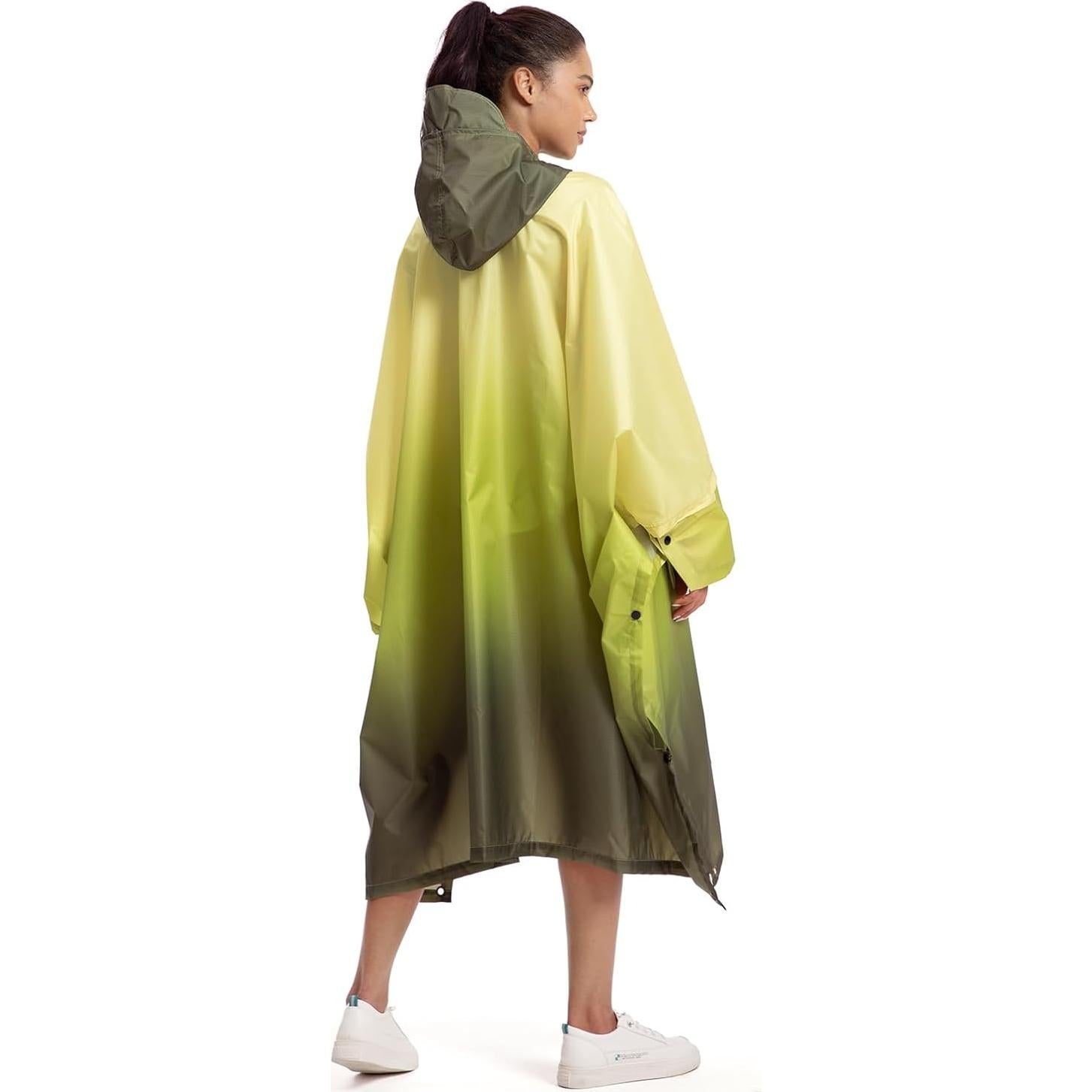 Poncho de Lluvia NUUR Impermeable para Mujeres Unisex S-XXL