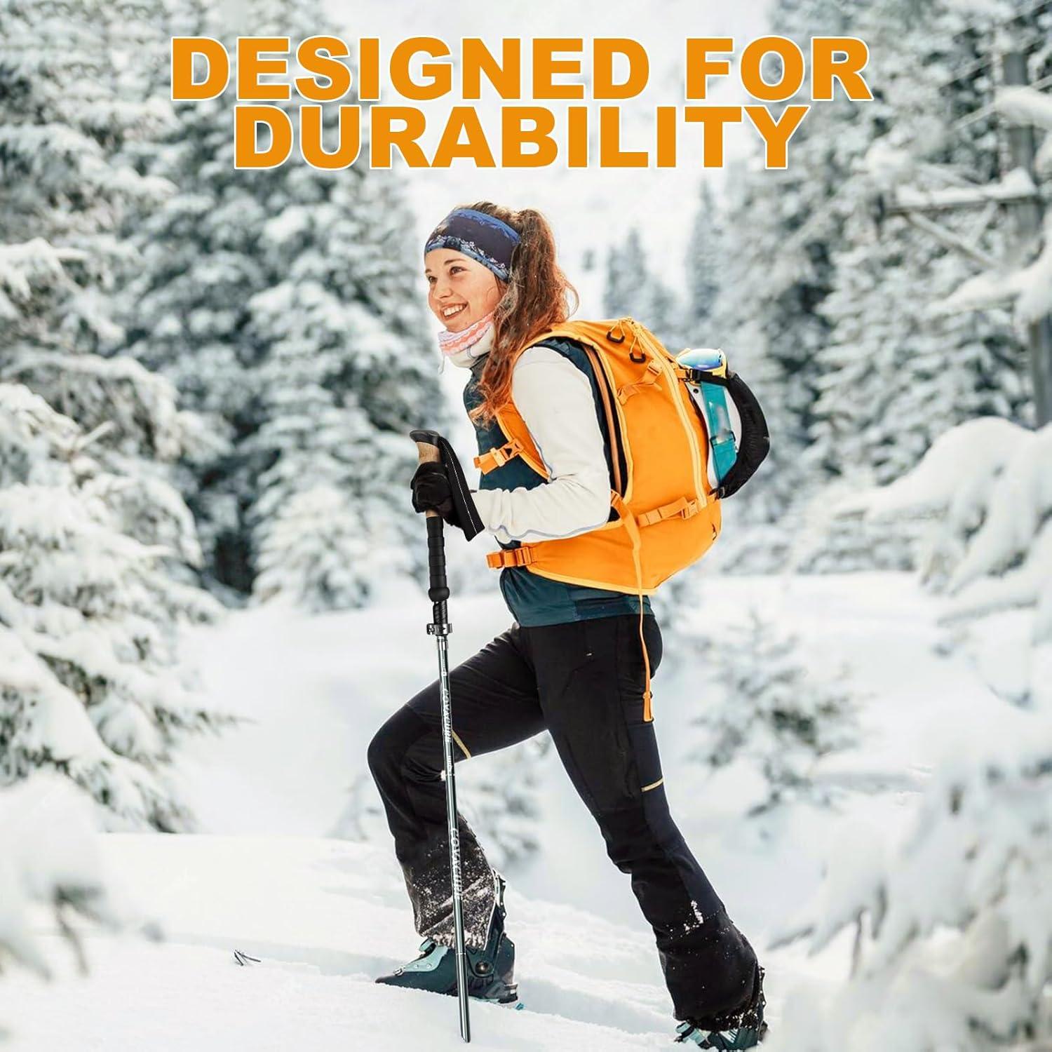 Bastones de Senderismo COVACURE TP-05 Plegables Antichoque 0.75 kg