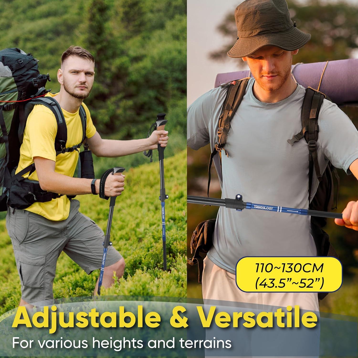 Bastones de Senderismo TREKOLOGY Cork SE Ajustables 2 Unidades