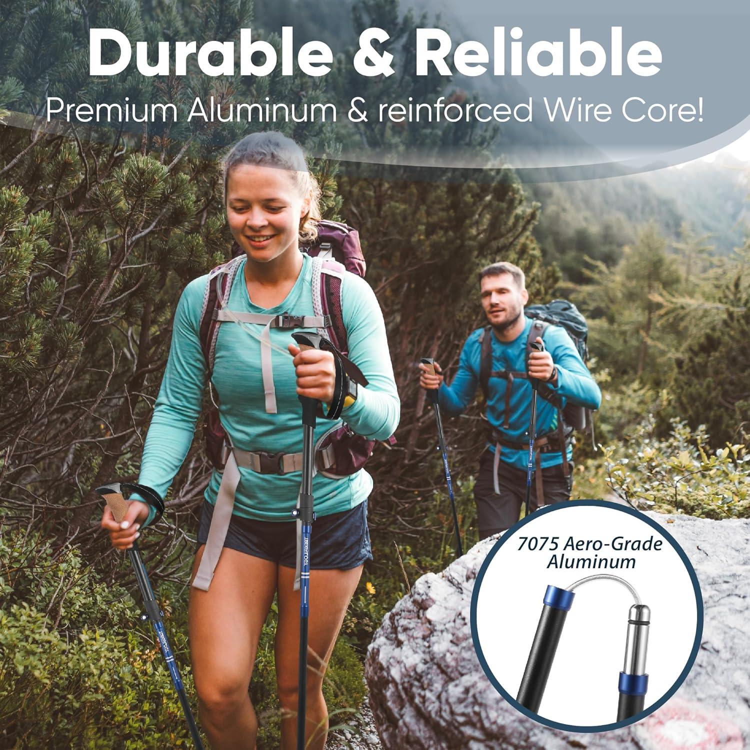 Bastones de Senderismo TREKOLOGY Cork SE Ajustables 2 Unidades