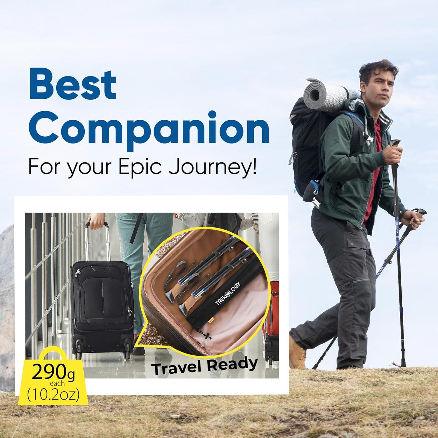 Bastones de Senderismo TREKOLOGY Cork SE Ajustables 2 Unidades