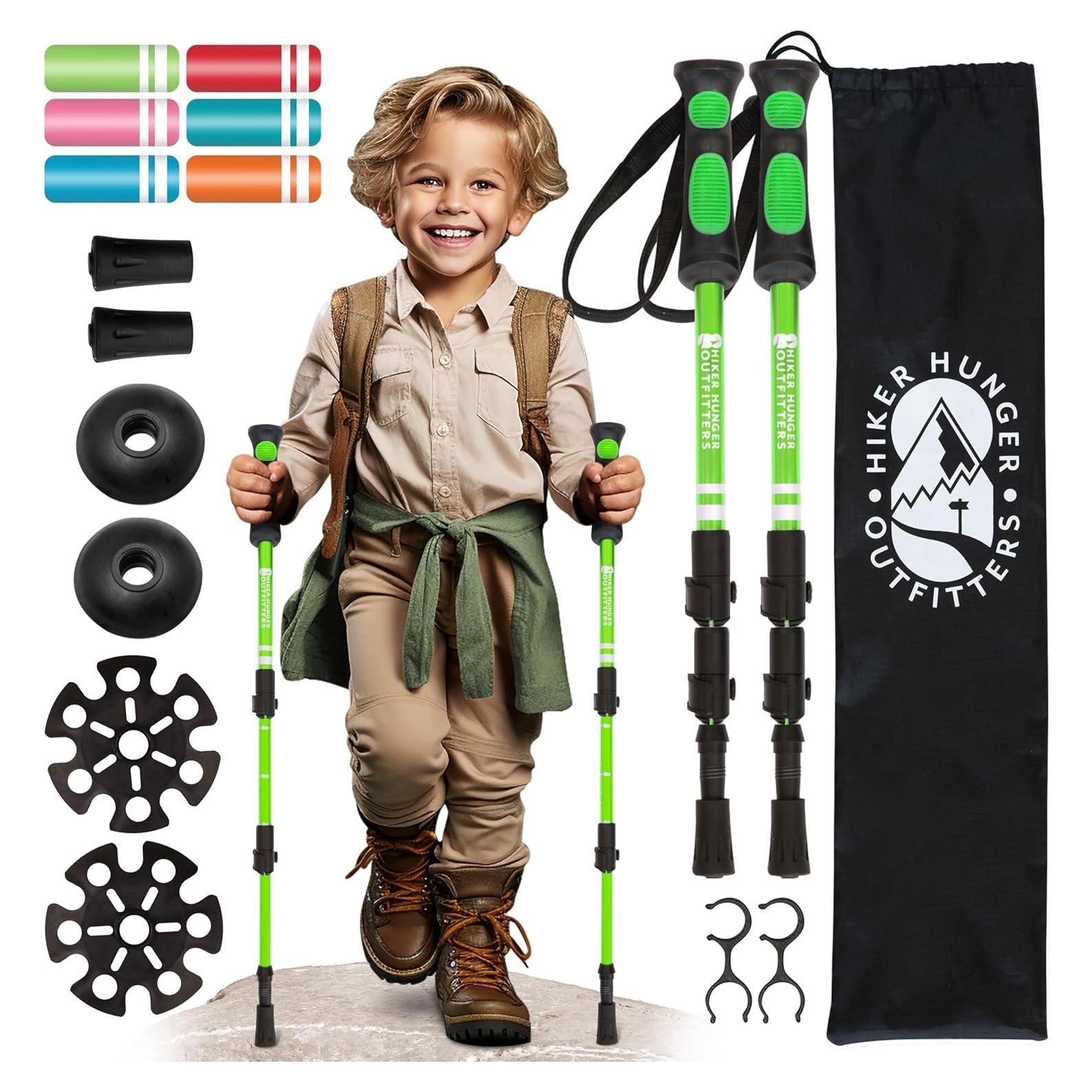 Bastones de Senderismo Plegables Hiker Hunger para Niños 43-91 cm