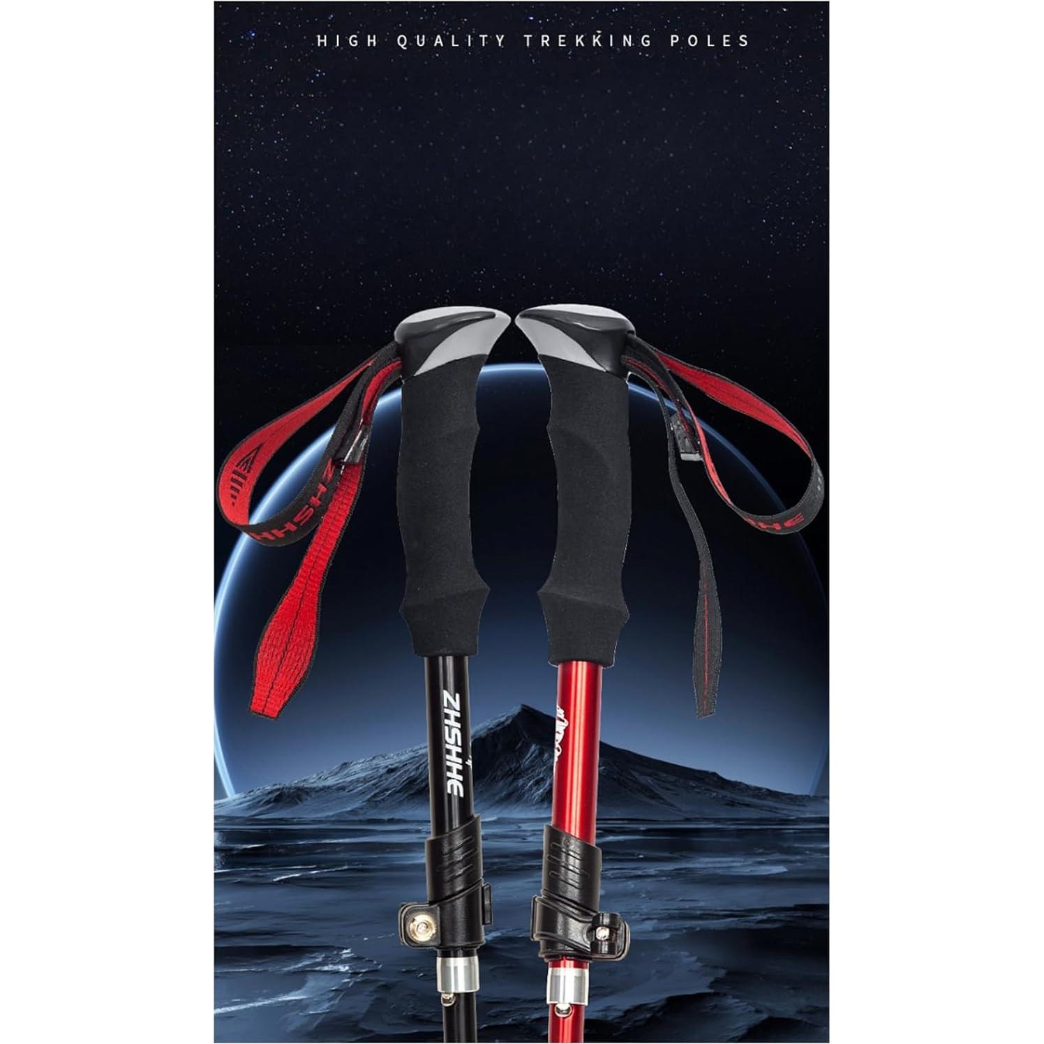 Bastón de Trekking Plegable Jahreszeit TUTURAL 110-130 cm