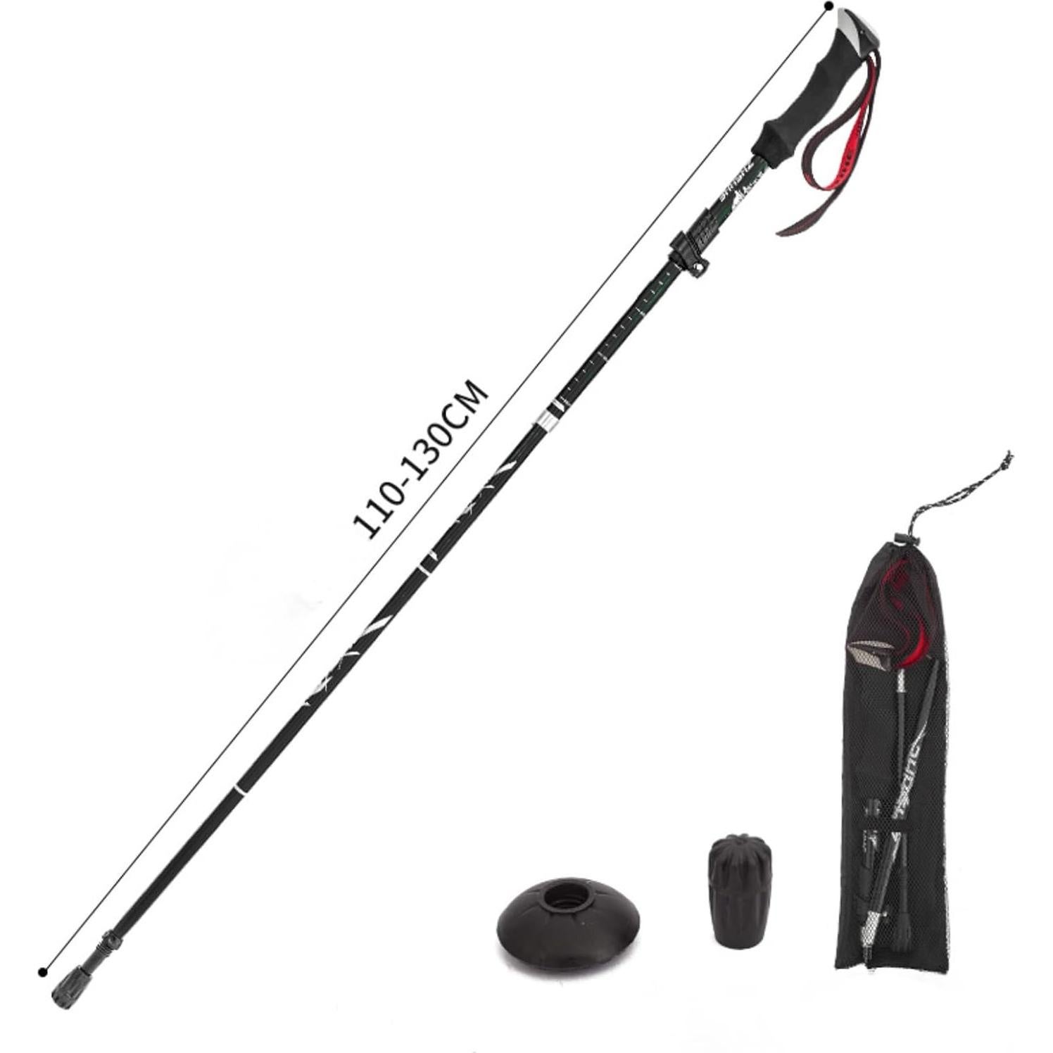 Bastón de Trekking Plegable Jahreszeit TUTURAL 110-130 cm