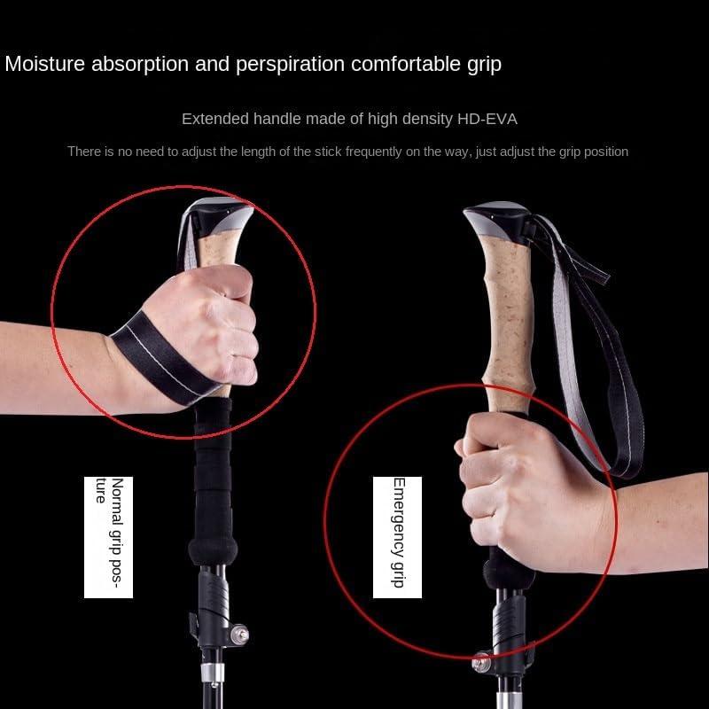 Bastones de Trekking Plegables Genérico 110-130 cm Livianos