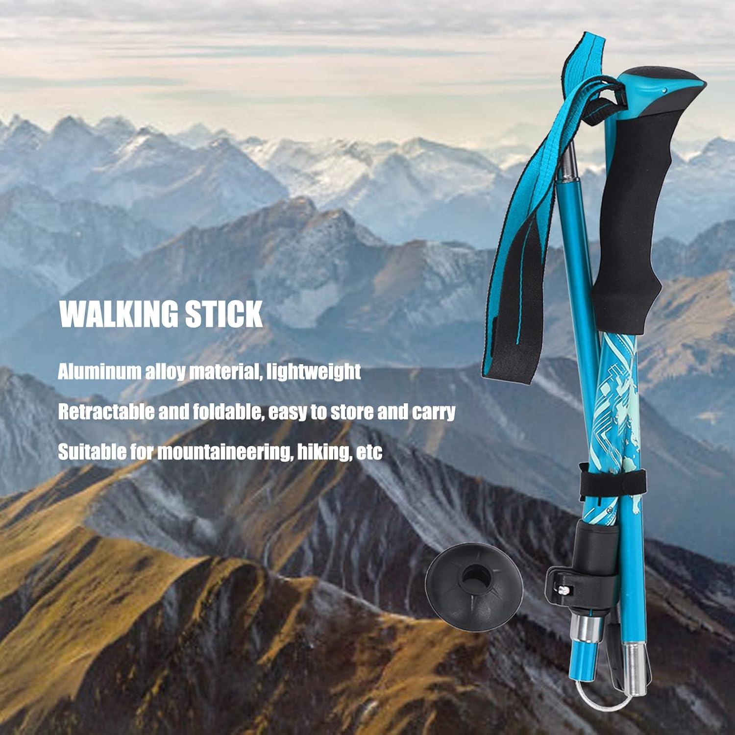 Bastón de Senderismo Telescópico Topyond Aluminio 125cm