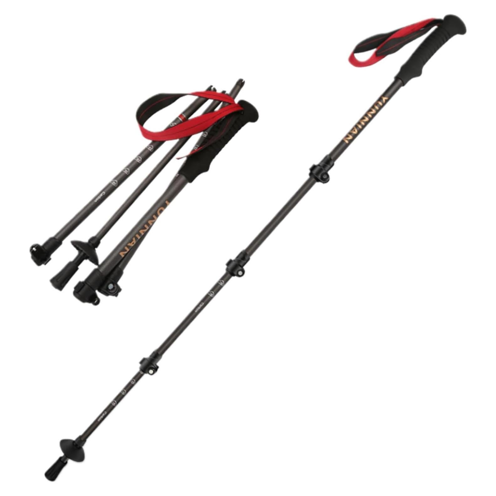 Bastón de Trekking Ultraligero Jahreszeit TUTU 130 cm Fibra de Carbono