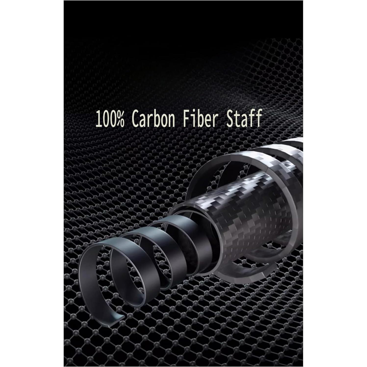 Bastón de Trekking Ultraligero Jahreszeit TUTU 130 cm Fibra de Carbono