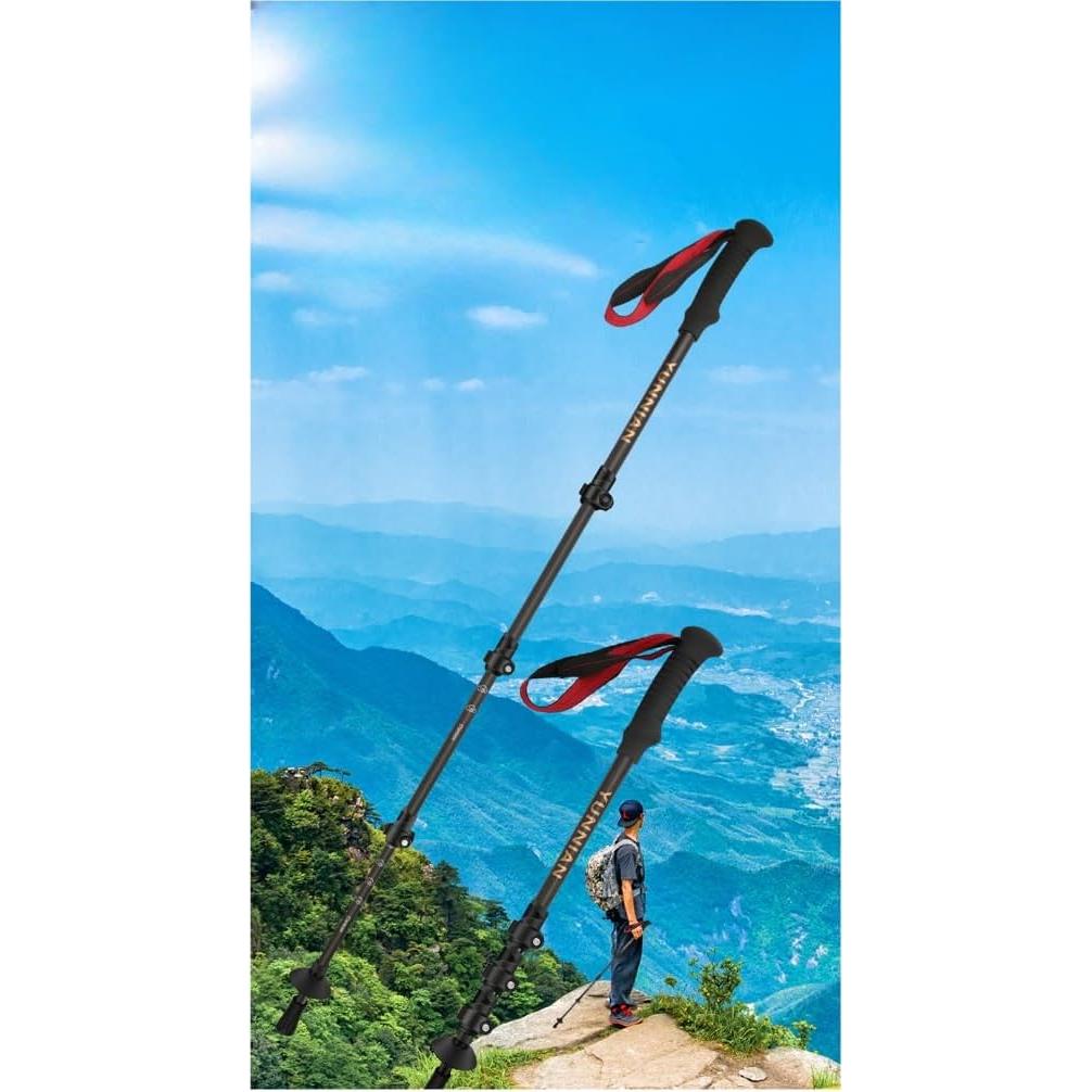 Bastón de Trekking Ultraligero Jahreszeit TUTU 130 cm Fibra de Carbono