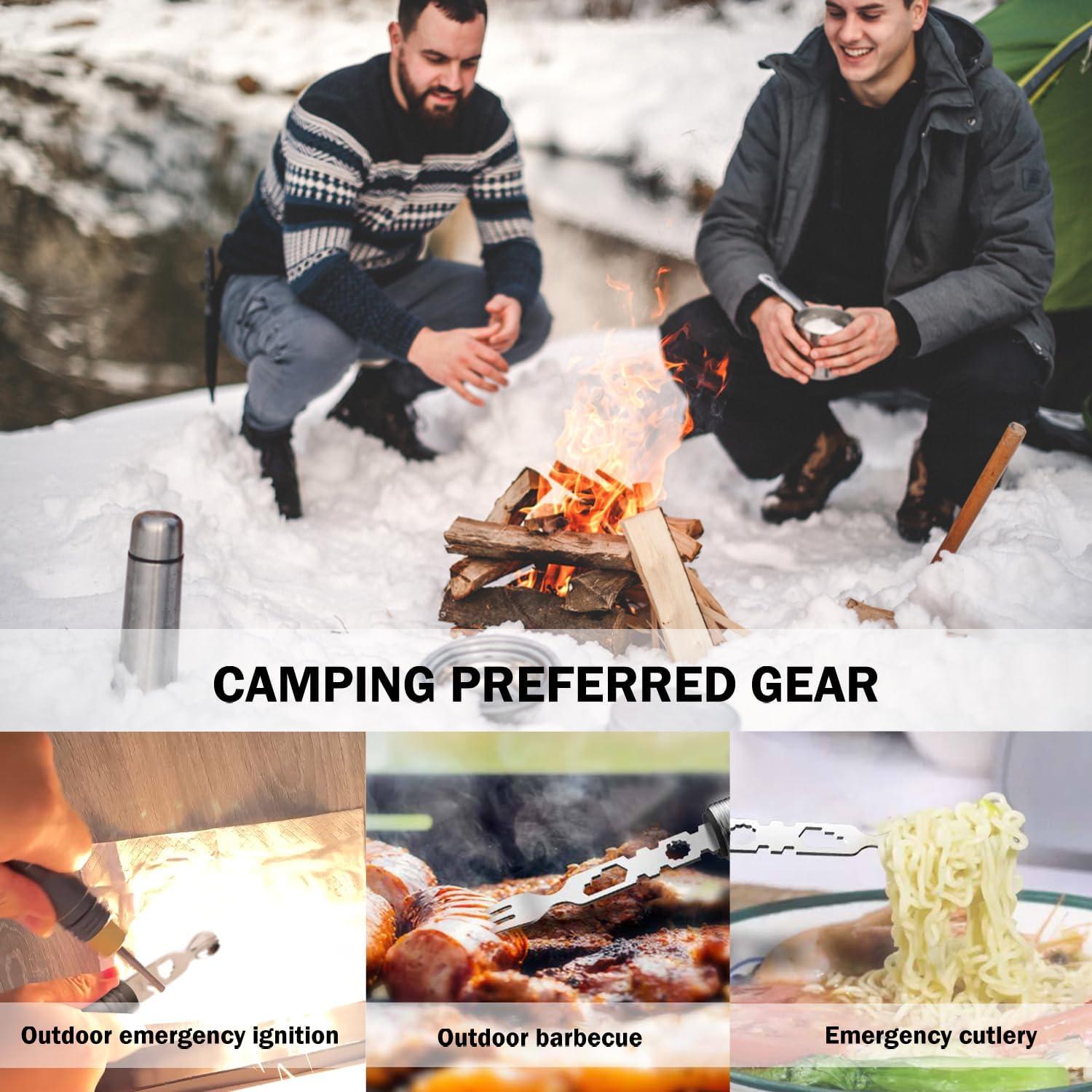 Bastón de Caminata Táctico Yolid 130cm Ligero 6-en-1