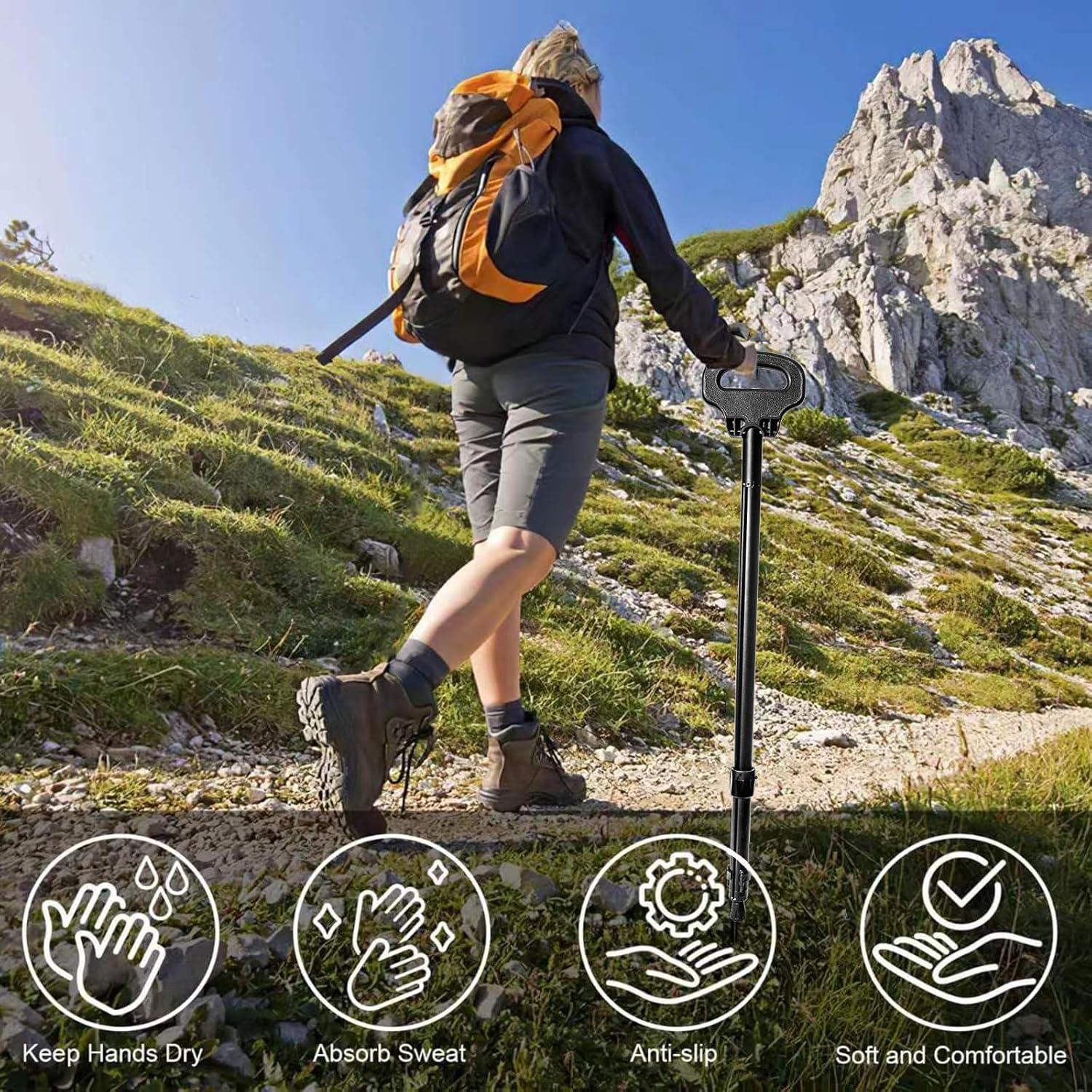 Bastón de Caminar Plegable con Asiento MJVV OUT02 - Aluminio