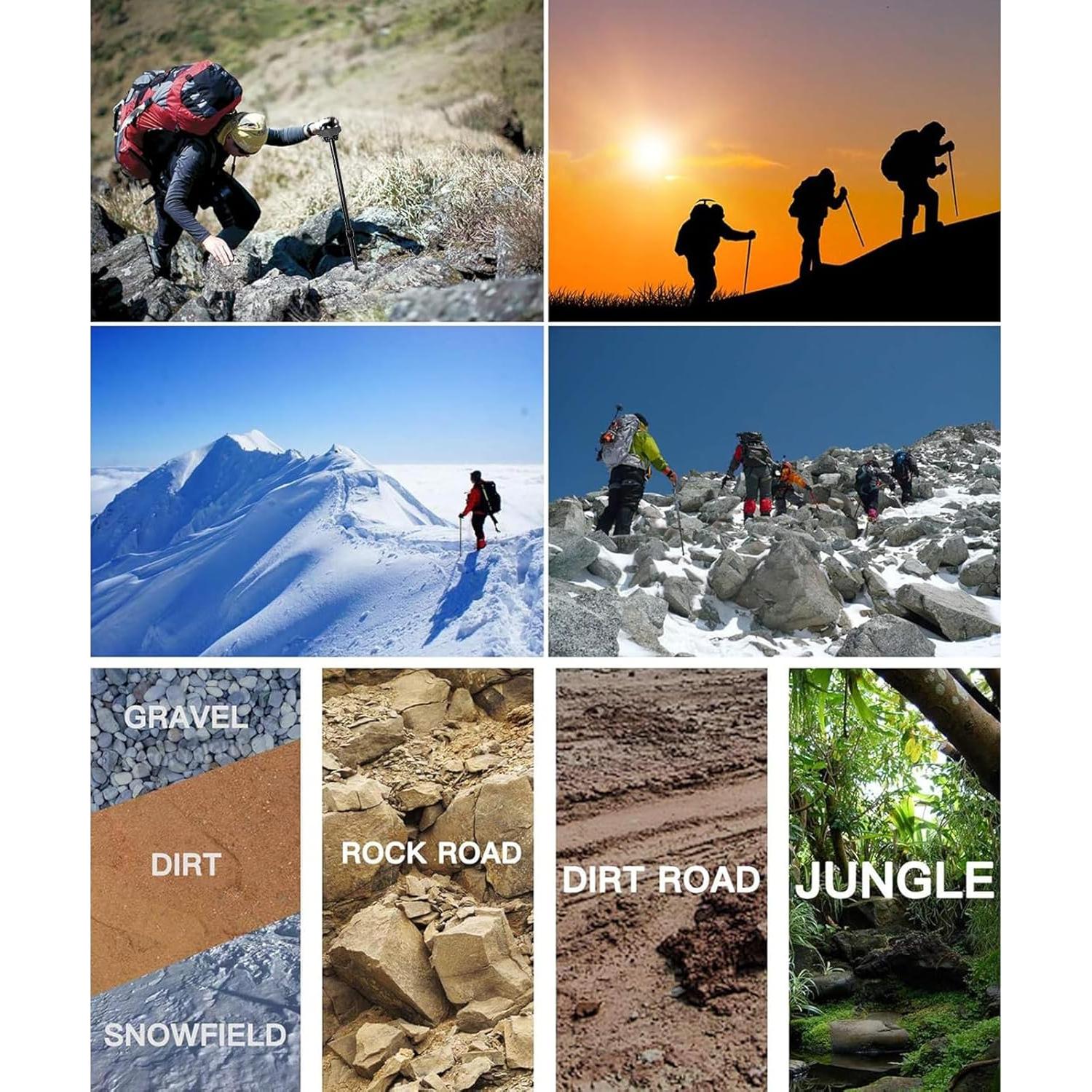 Bastón de Caminar Plegable con Asiento MJVV OUT02 - Aluminio