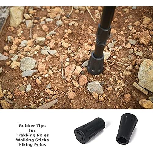 Puntas de Goma para Bastones de Trekking JJZS - 4 Unidades