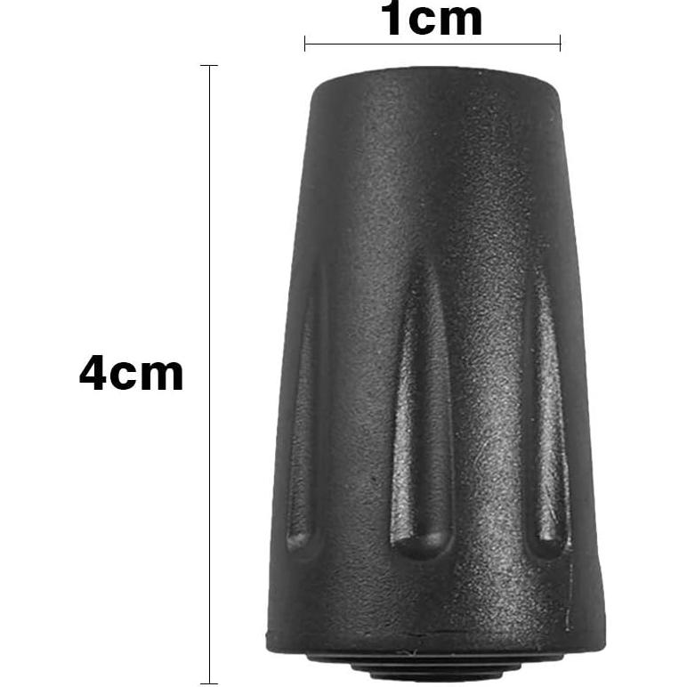 Pernos de Senderismo Plegables KEYPOWER con Puntas de Goma