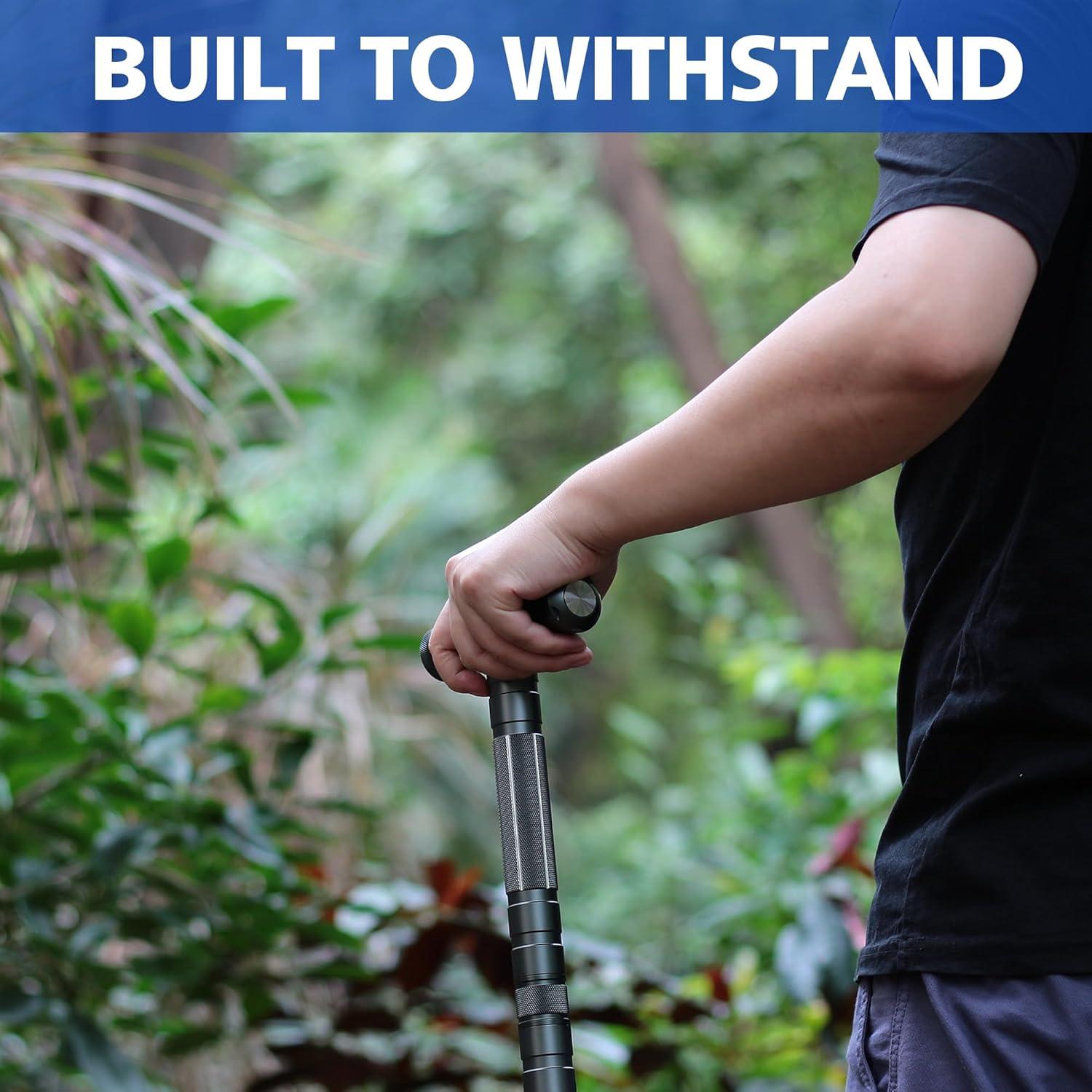 Bastón Táctico aiGear PPWS002 Ajustable con Herramientas 110cm