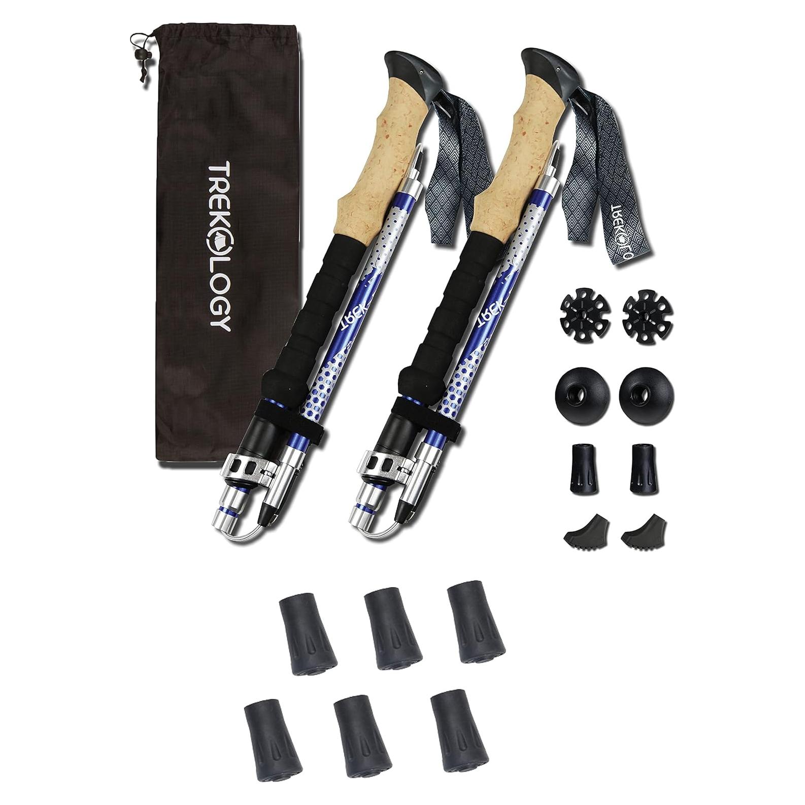 Bastones de Senderismo TREKOLOGY Trek-Z Ajustables 100-120cm