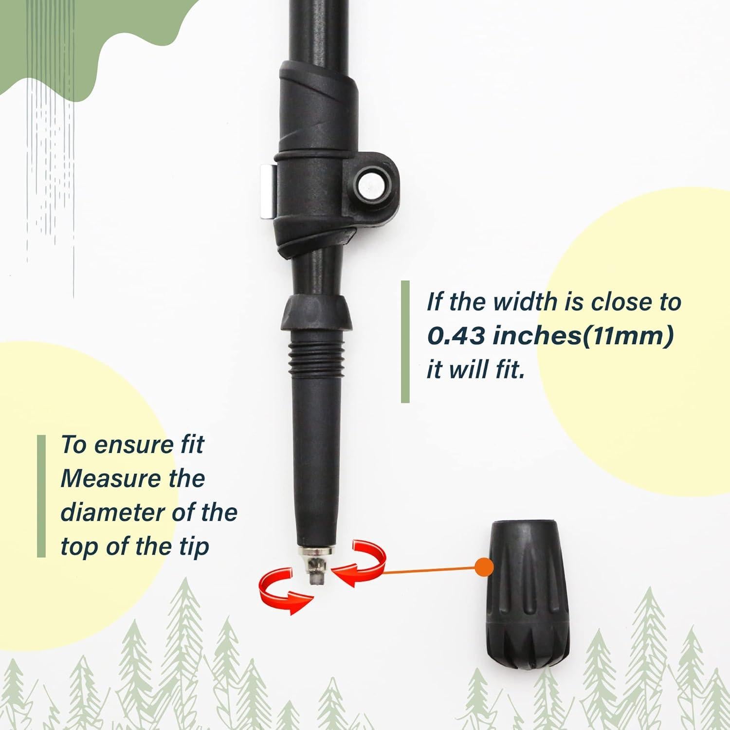 Bastones de Senderismo TREKOLOGY Trek-Z Ajustables 100-120cm