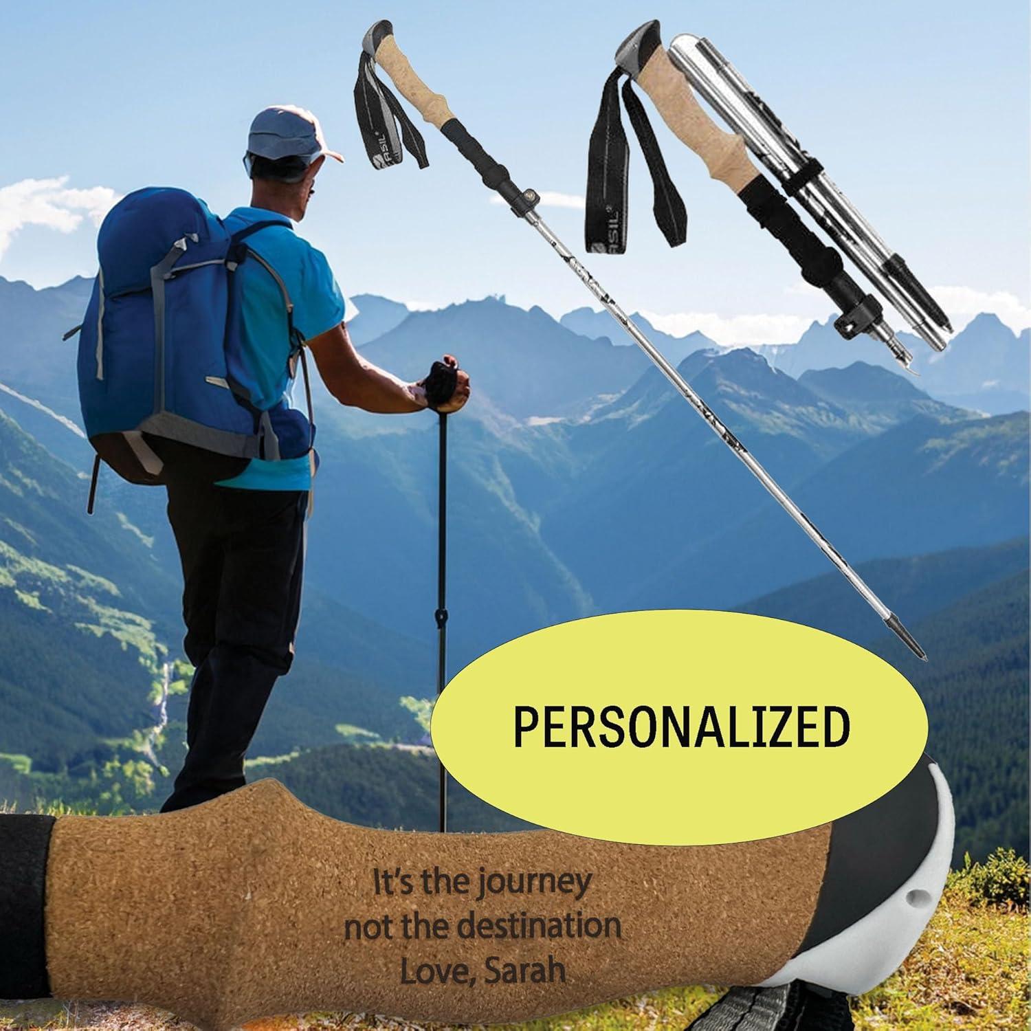 Bastón de Senderismo Plegable CHEERZEER 30.5-109.2 cm Aluminio