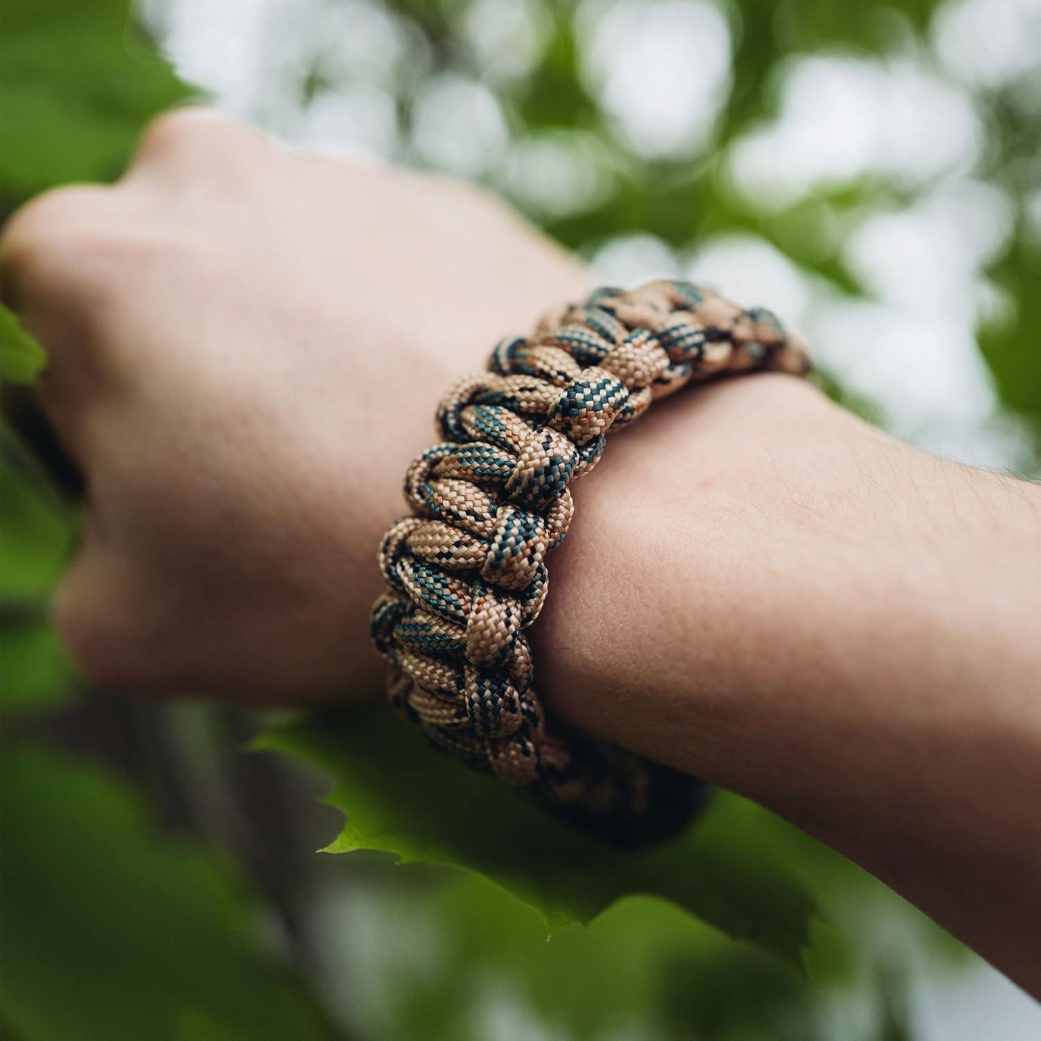 12 Pulseras Paracord FROG SAC para Niños 4+ Años