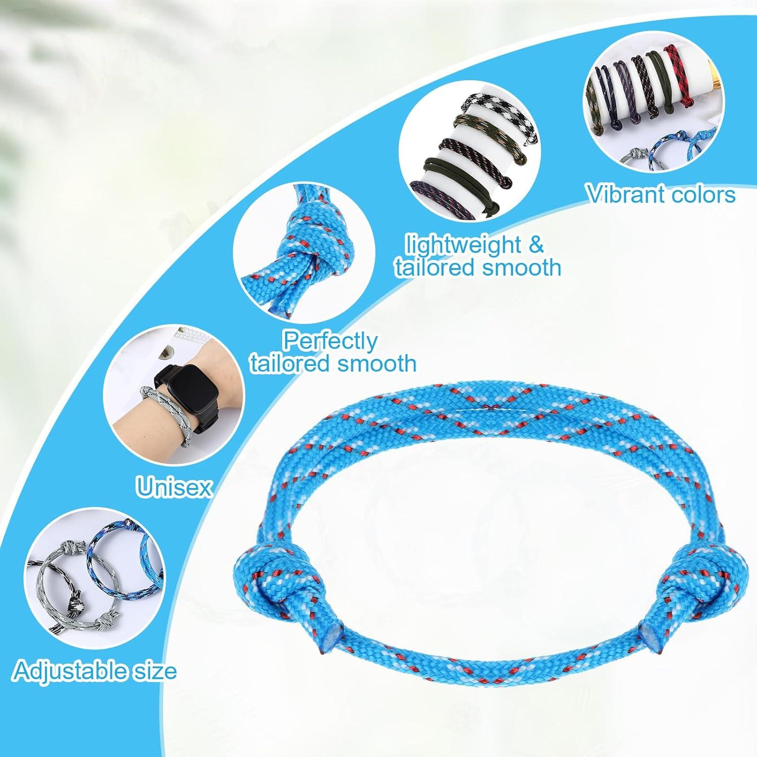 10 Pulseras Trenzadas Ymapinc Coloridas Ajustables para Hombres